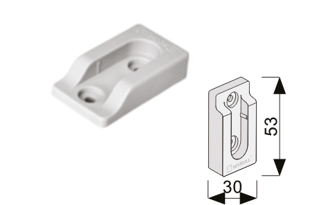 Hanging rail support Linea