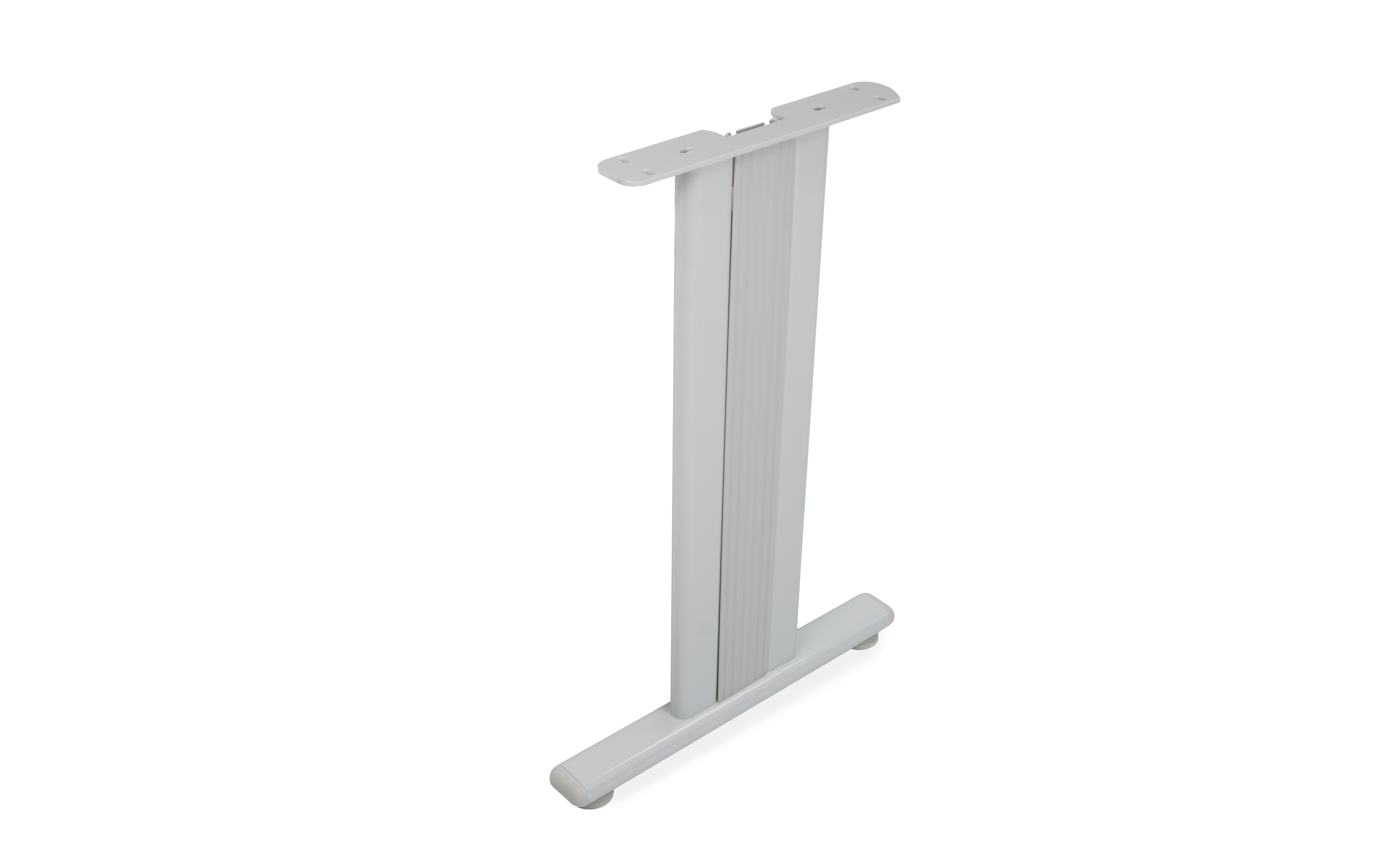 Table leg MADRID 500, grey color with grey plastic covers