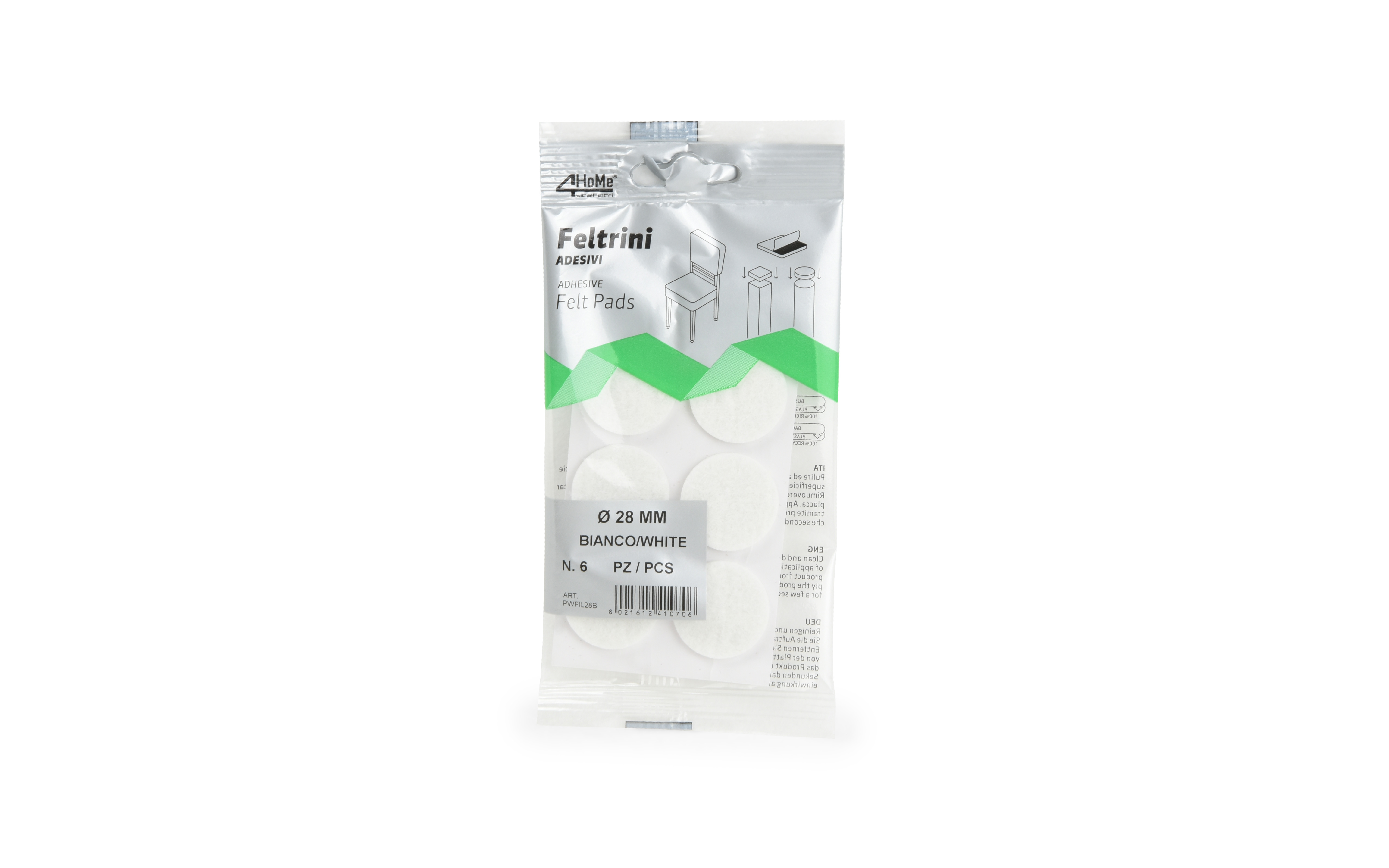 Samolepilni filc fi 28, beli