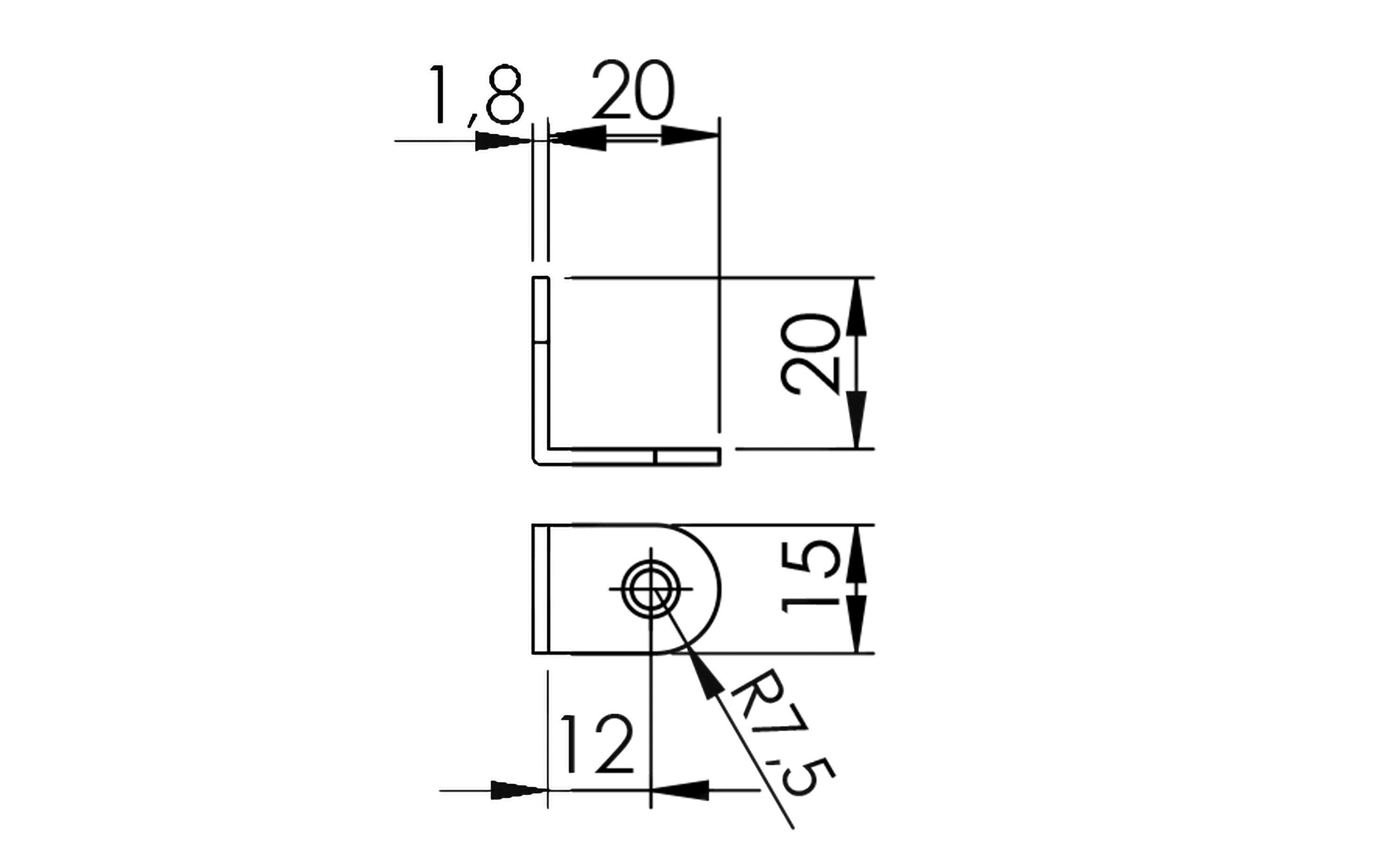 Kotnik  pohištveni 20 x 20 x 15