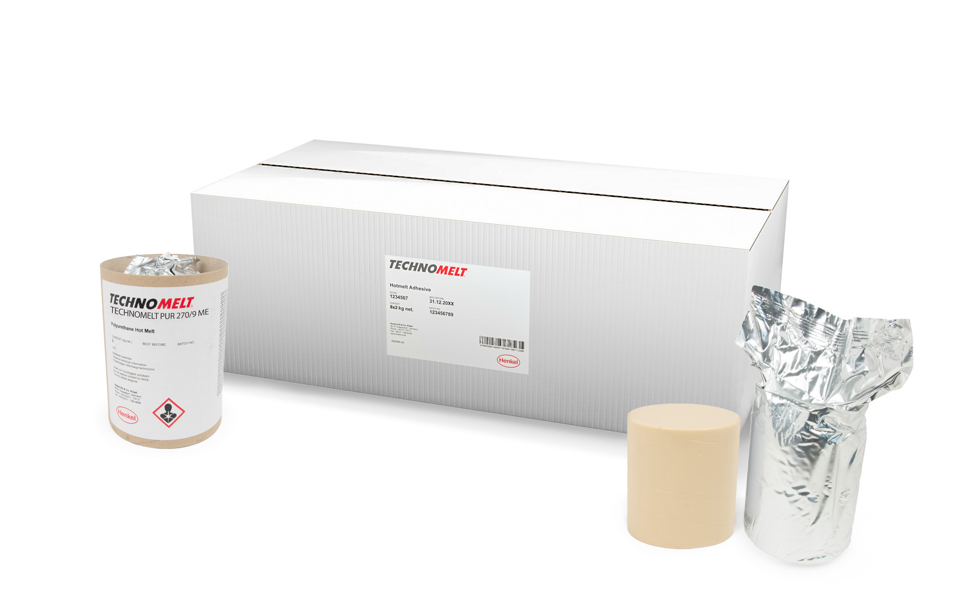Technomelt PUR 270/9 ME natural, block, 2 Kg