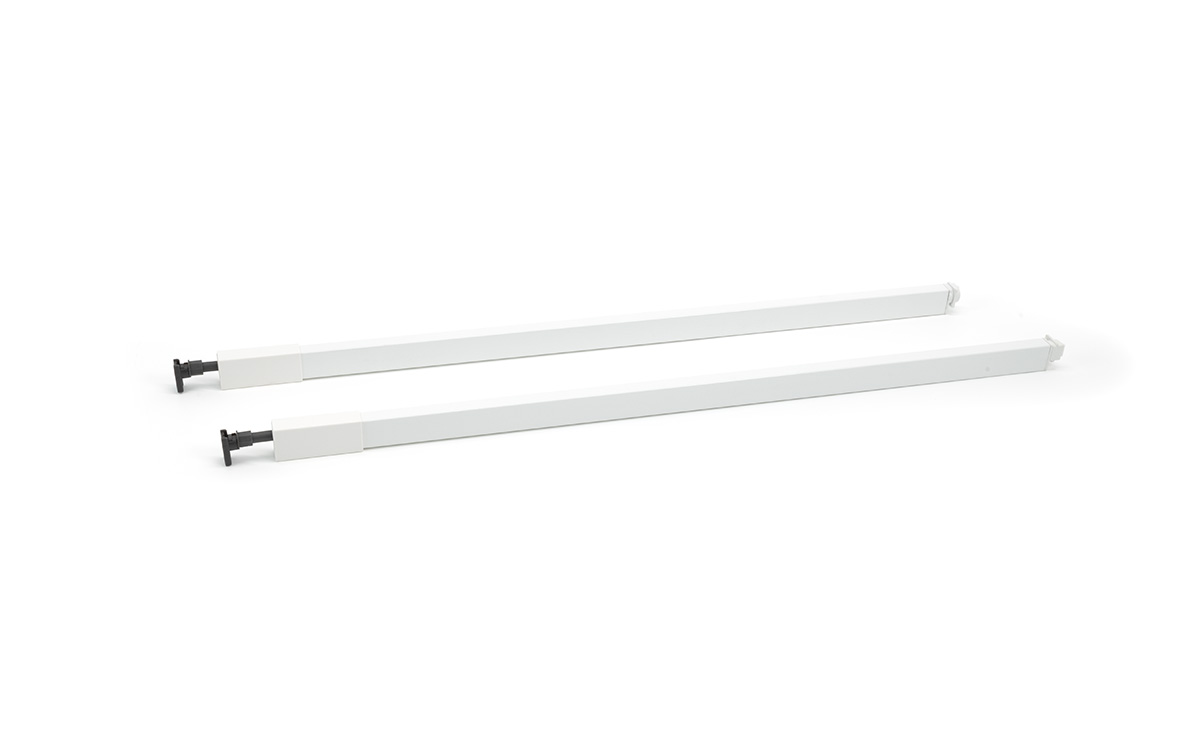 BB01 square railing 500 mm, white.