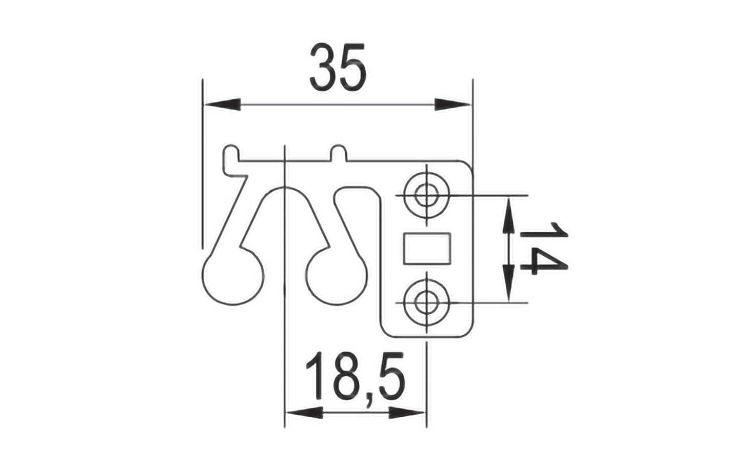 Zatič 504 za ključavnico LEHMANN 42