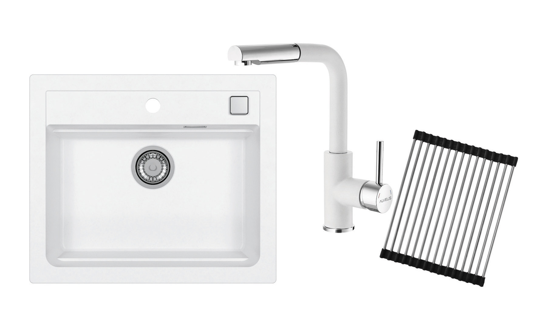 Set sink Atrox 30 and tap Siros