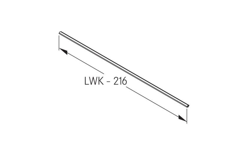 Synchronisation rod for Nova Pro Scala Tipmatic Soft-close, length: 962 mm
