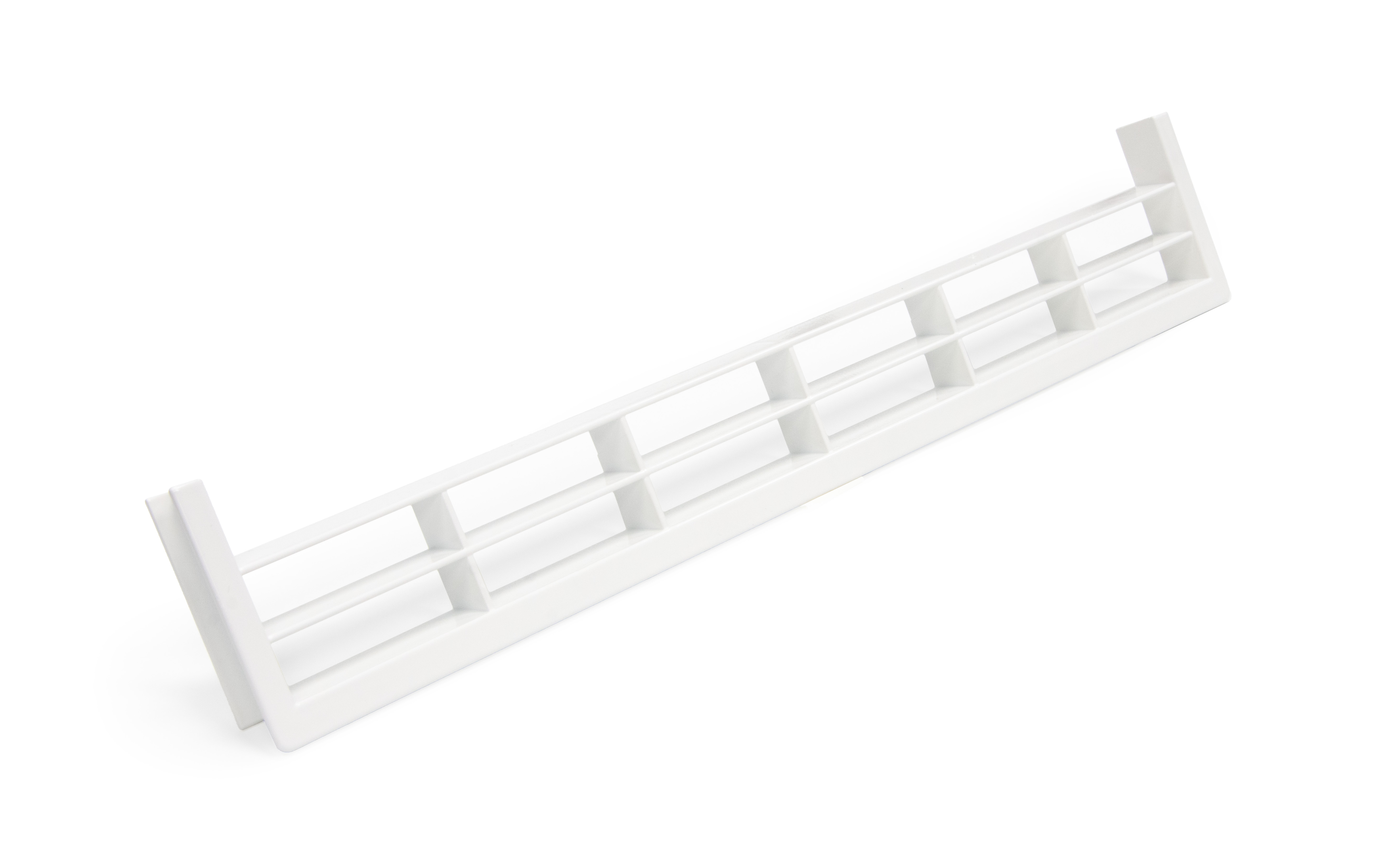 Air diffusion grate white high gloss