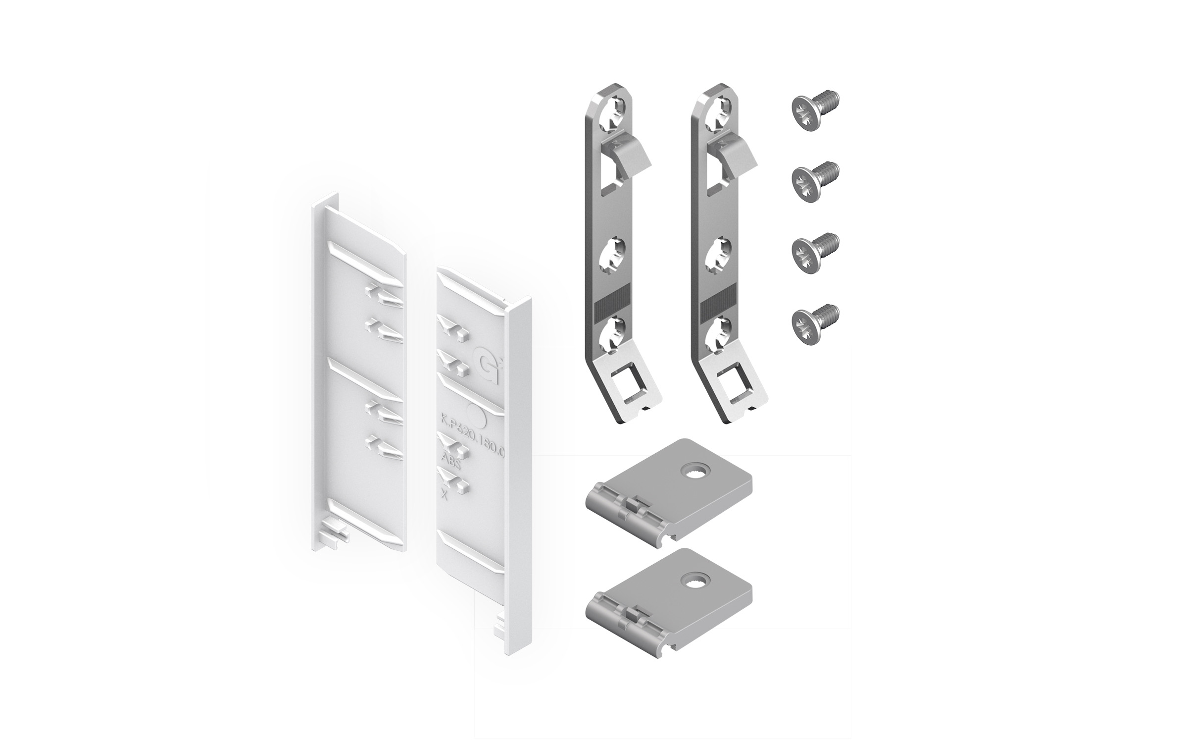 Accessory inset panel set for Nova Pro Scala, hight: 90 mm, ICE