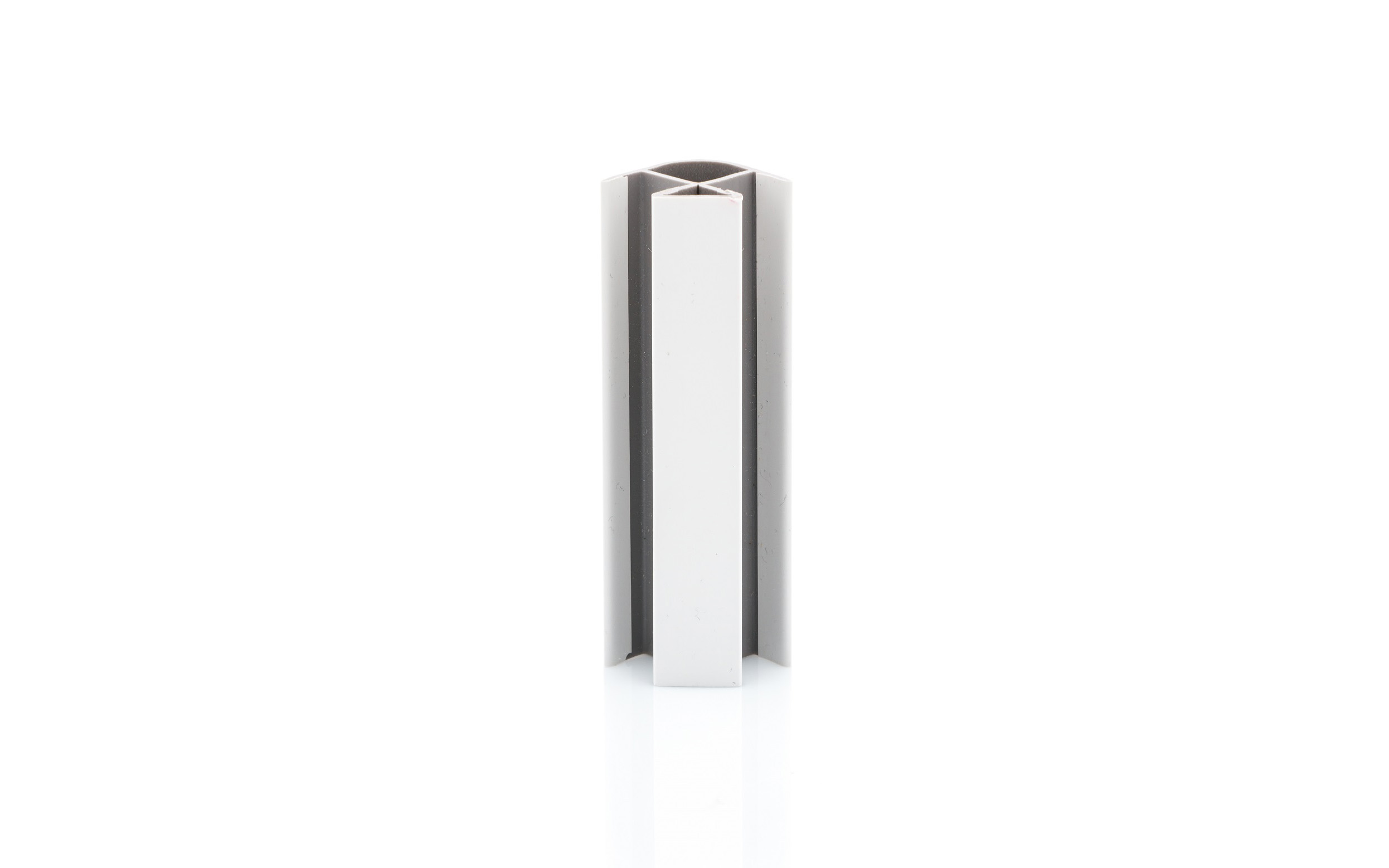 Vogalnik podnožja h=100 mm, 90°, R12 mm, bela Vogalnik podnožja h=100 mm, 90°, R12 mm, bela