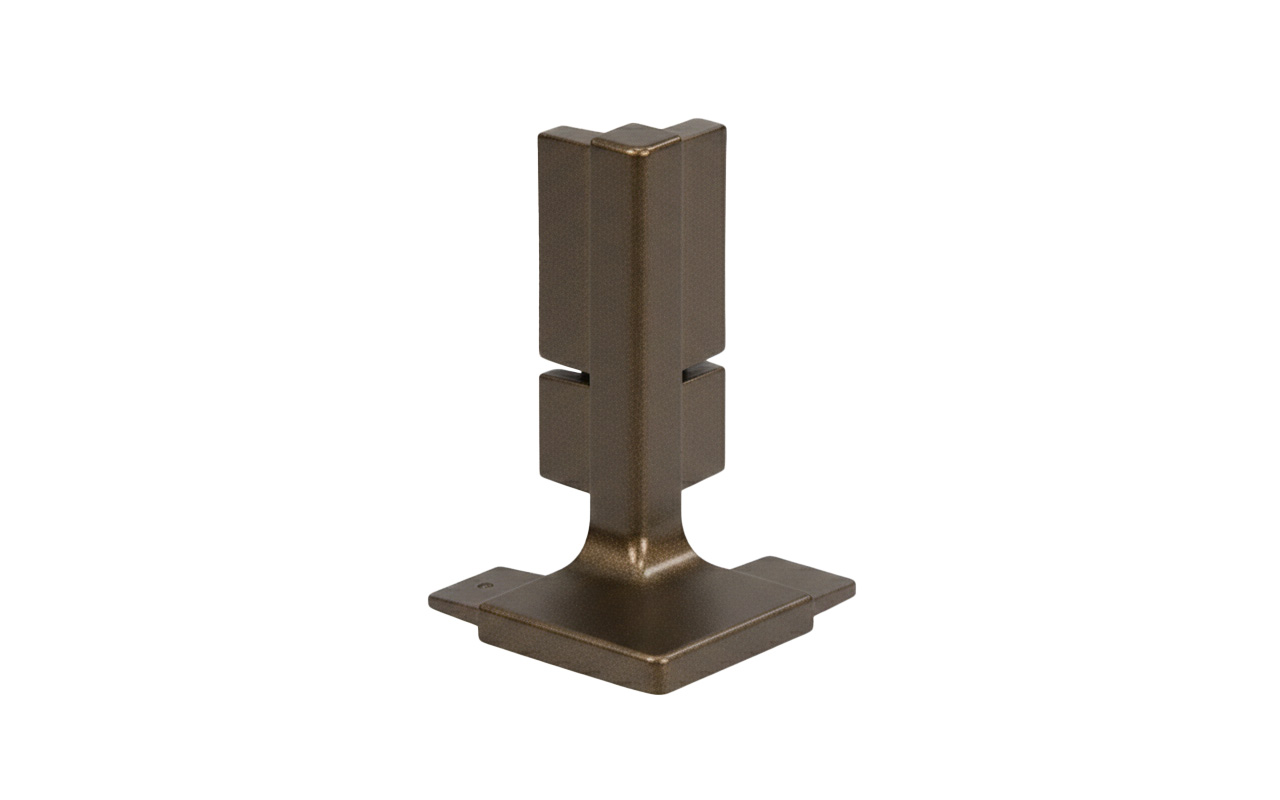 External corner for Gola Opes L profile, bronze, Type 1017E