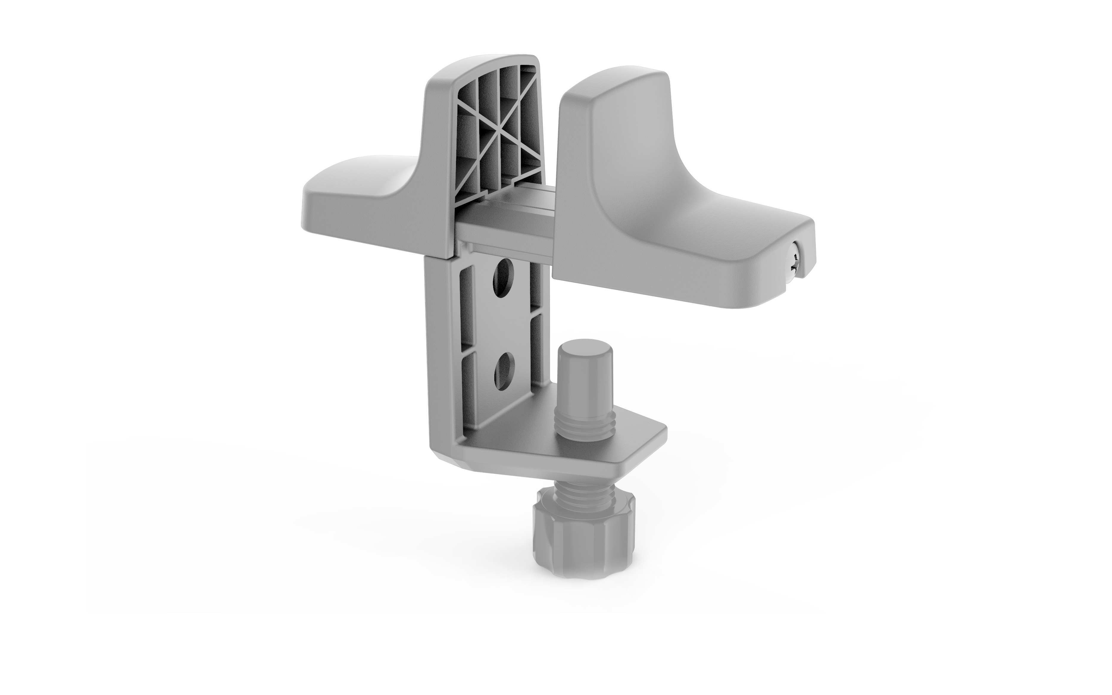 Versatile table clamp "call center", grey color