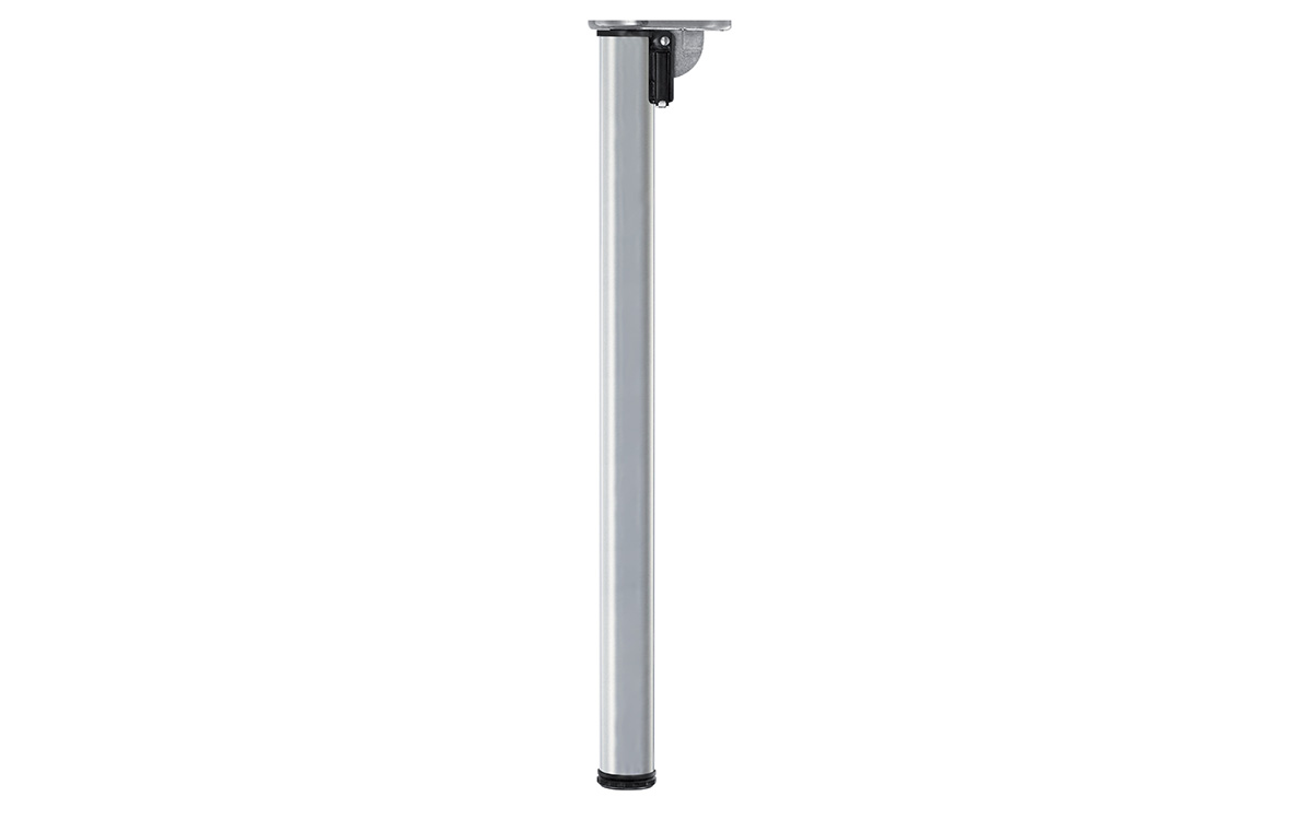 Foldable table leg, CLICK, D 50 mm, grey color