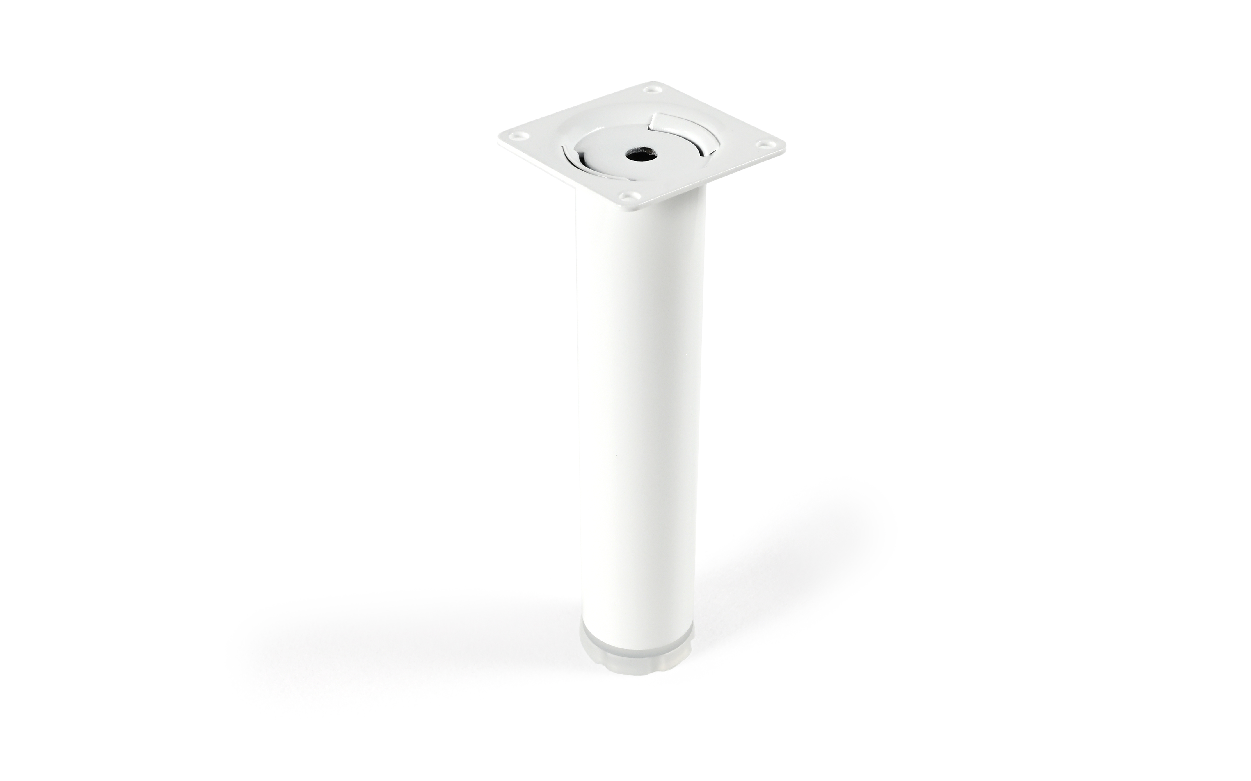 Noga fi 40/200 mm, bela, RAL 9016 struktur