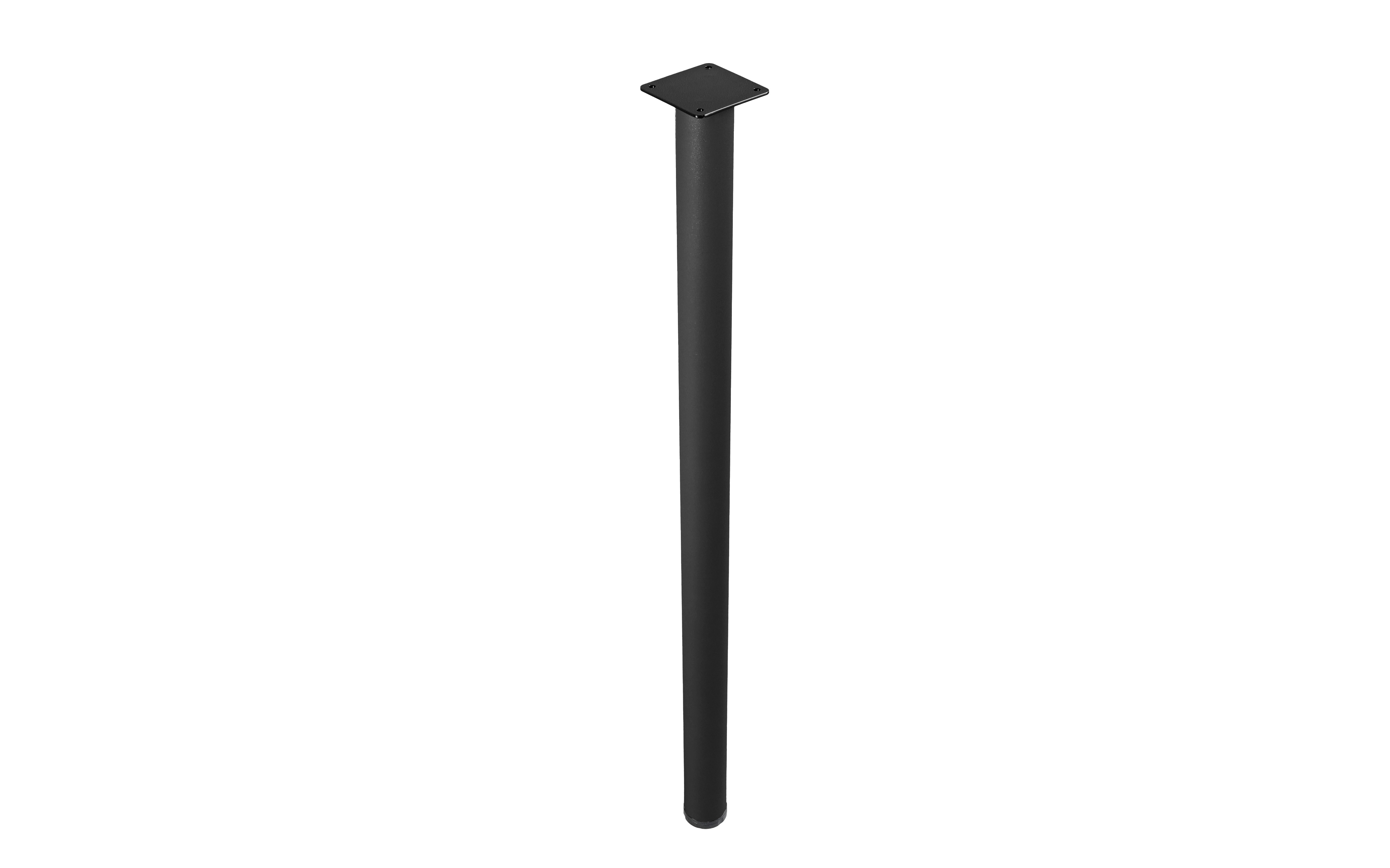 Table leg ROCK D 60, h=1100 mm, black structure color