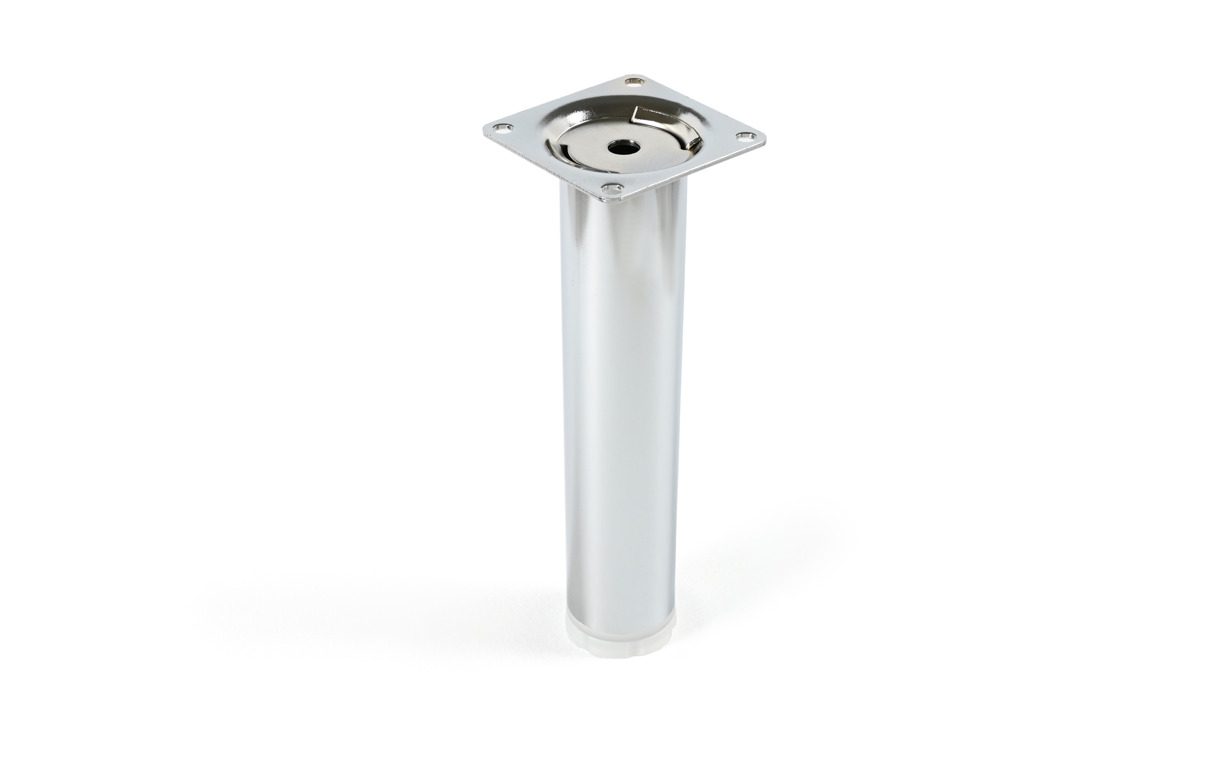 Furniture leg D 40, H=200 mm, chrome plated