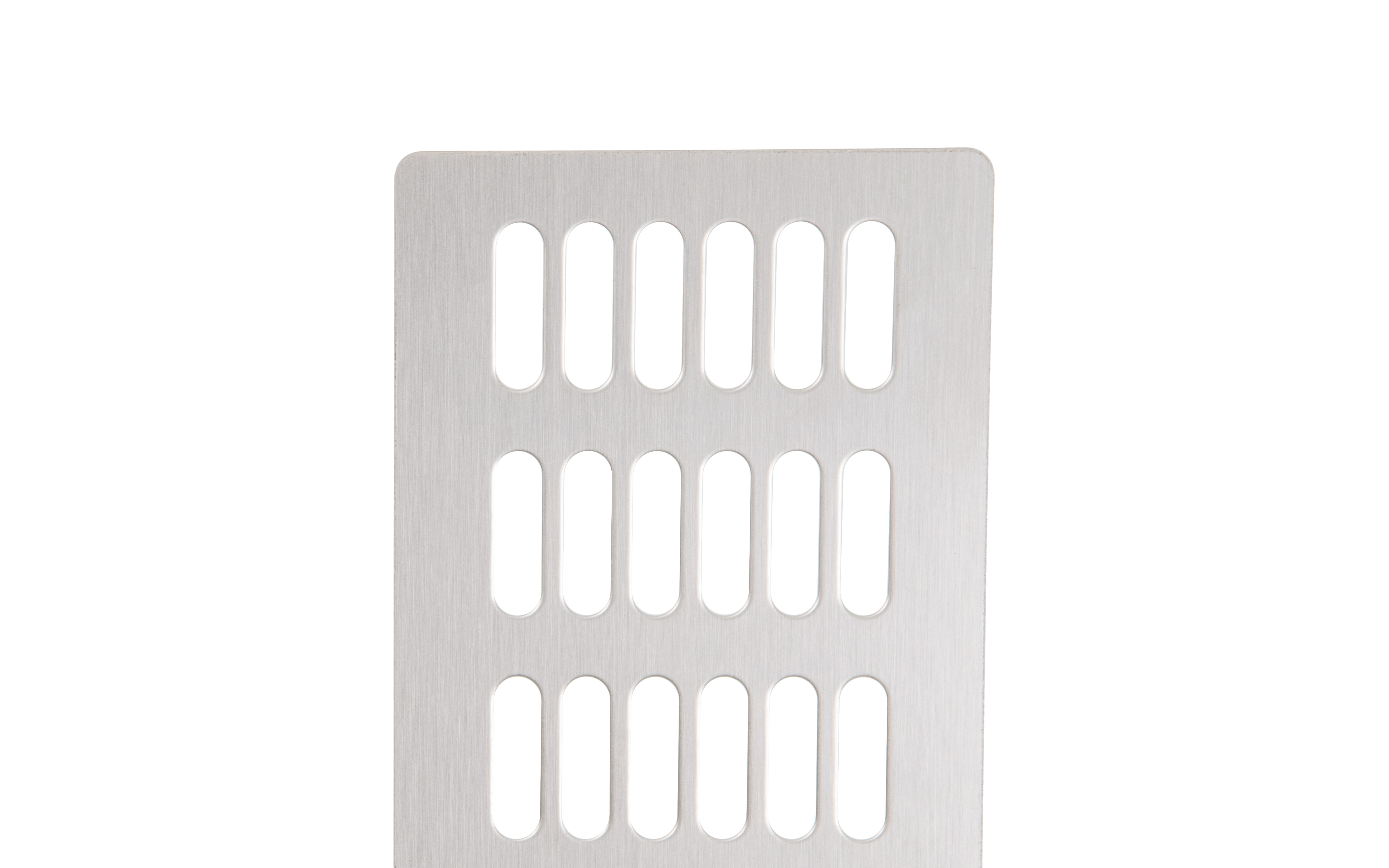 Ventilation grid 100 x 500 mm, stainless steel