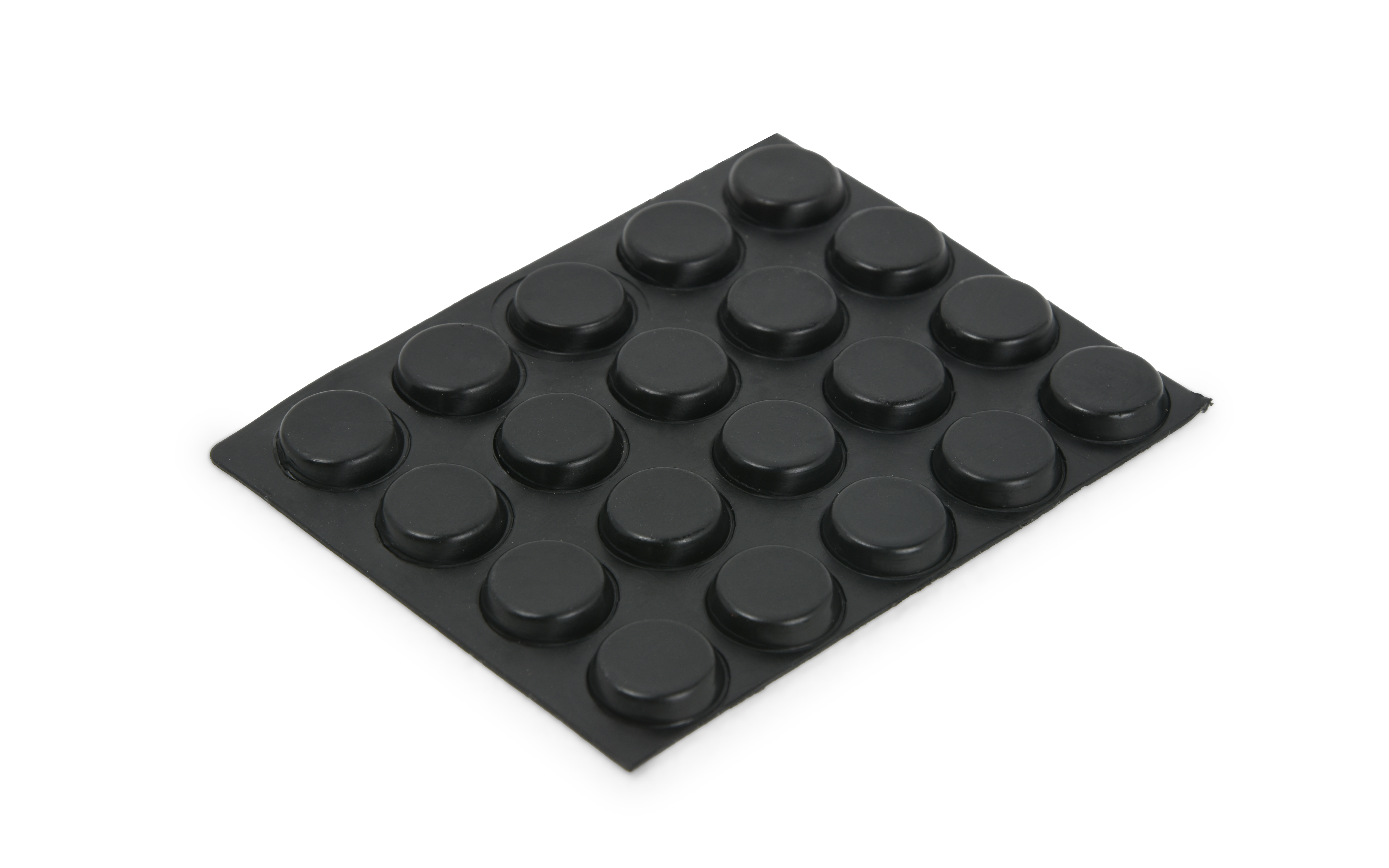 Adhesive bumpers 13 mm, black