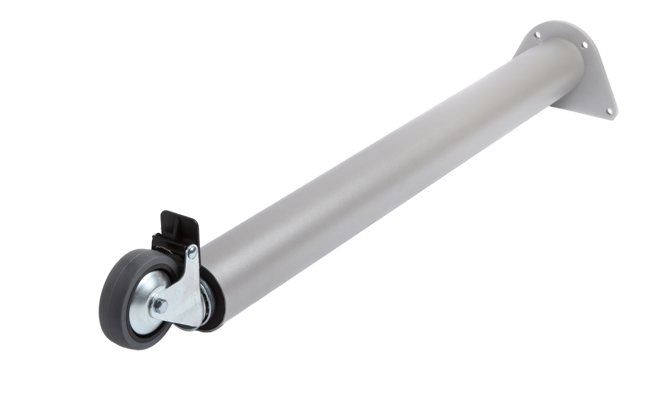Table leg BLAŽIČ D 60 mm, with caster, grey structure color Table leg BLAŽIČ D 60 mm, with caster, grey structure color