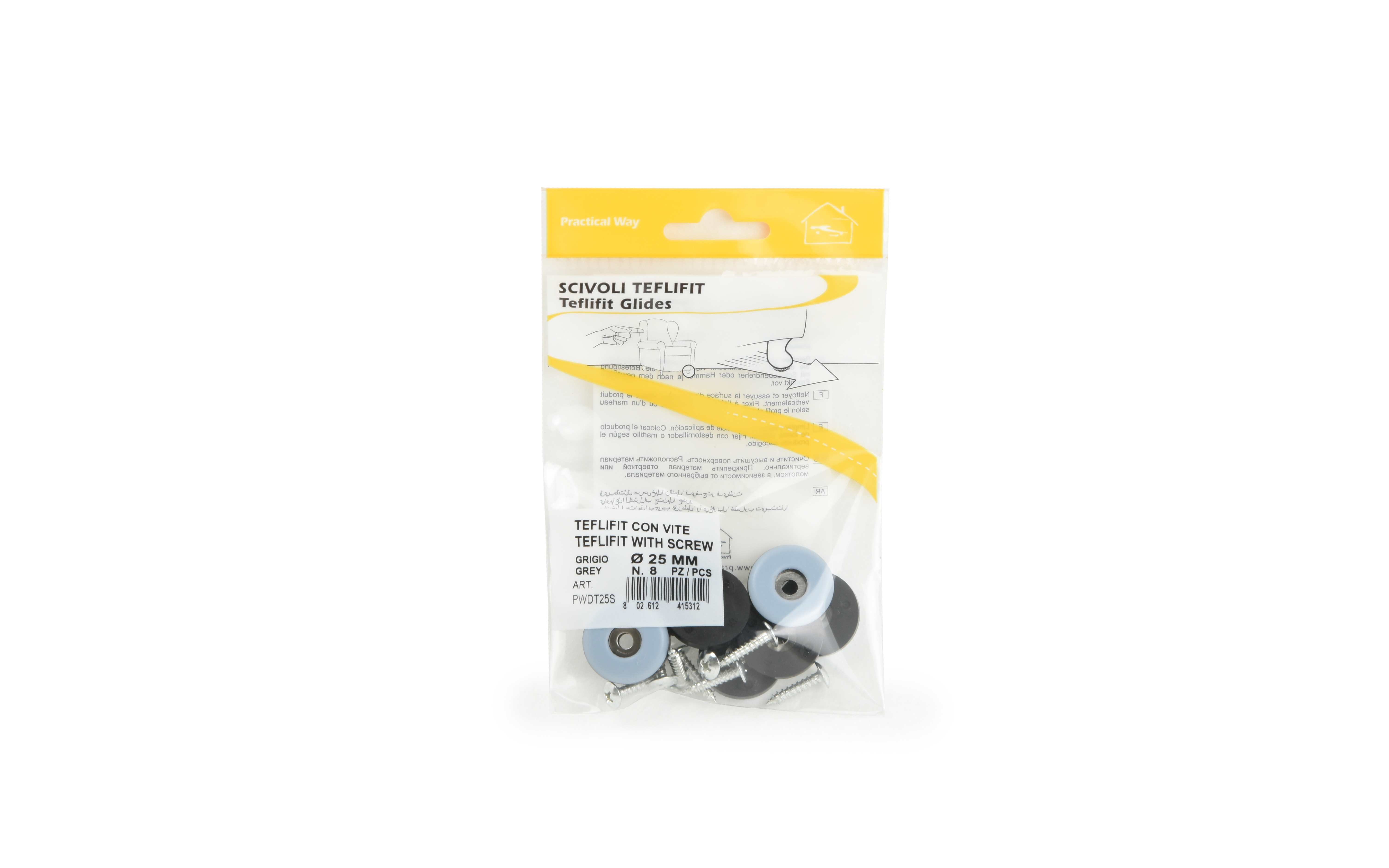 Telefit drsnik z vijakom fi 25
