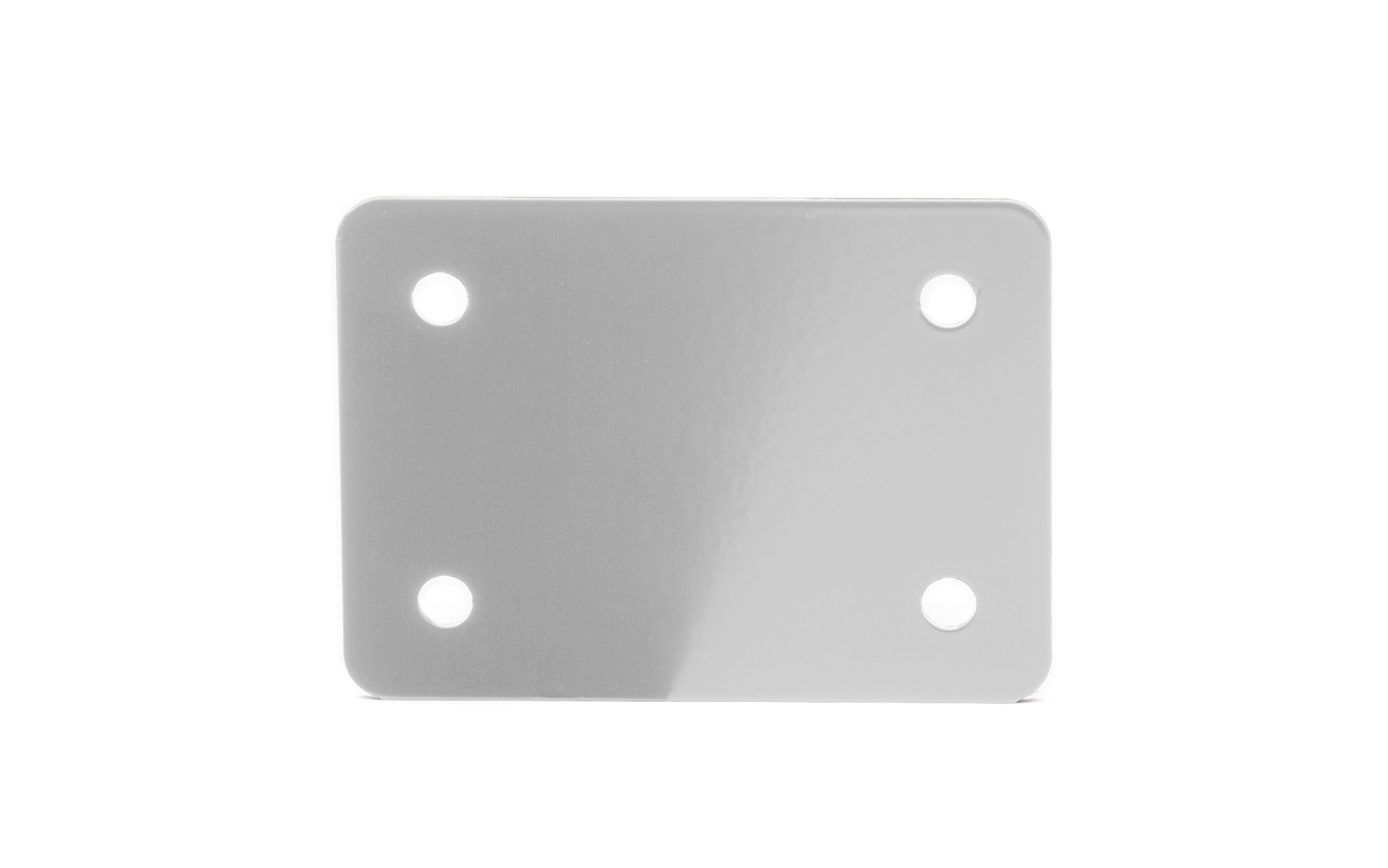Connecting plate 65 x 90 mm, grey color