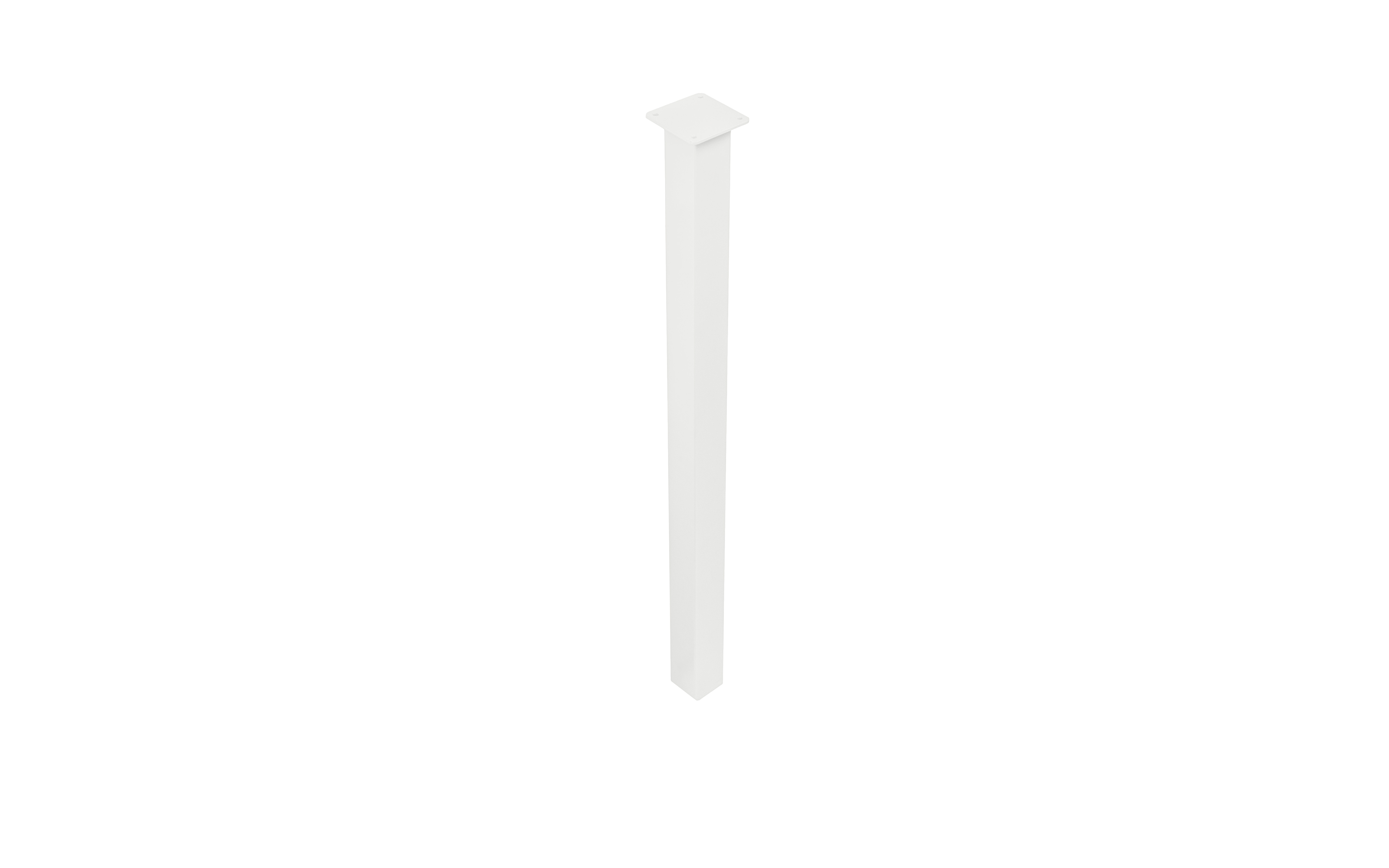 Table leg RIVA 45 x 45, h=1100 mm, white structure color