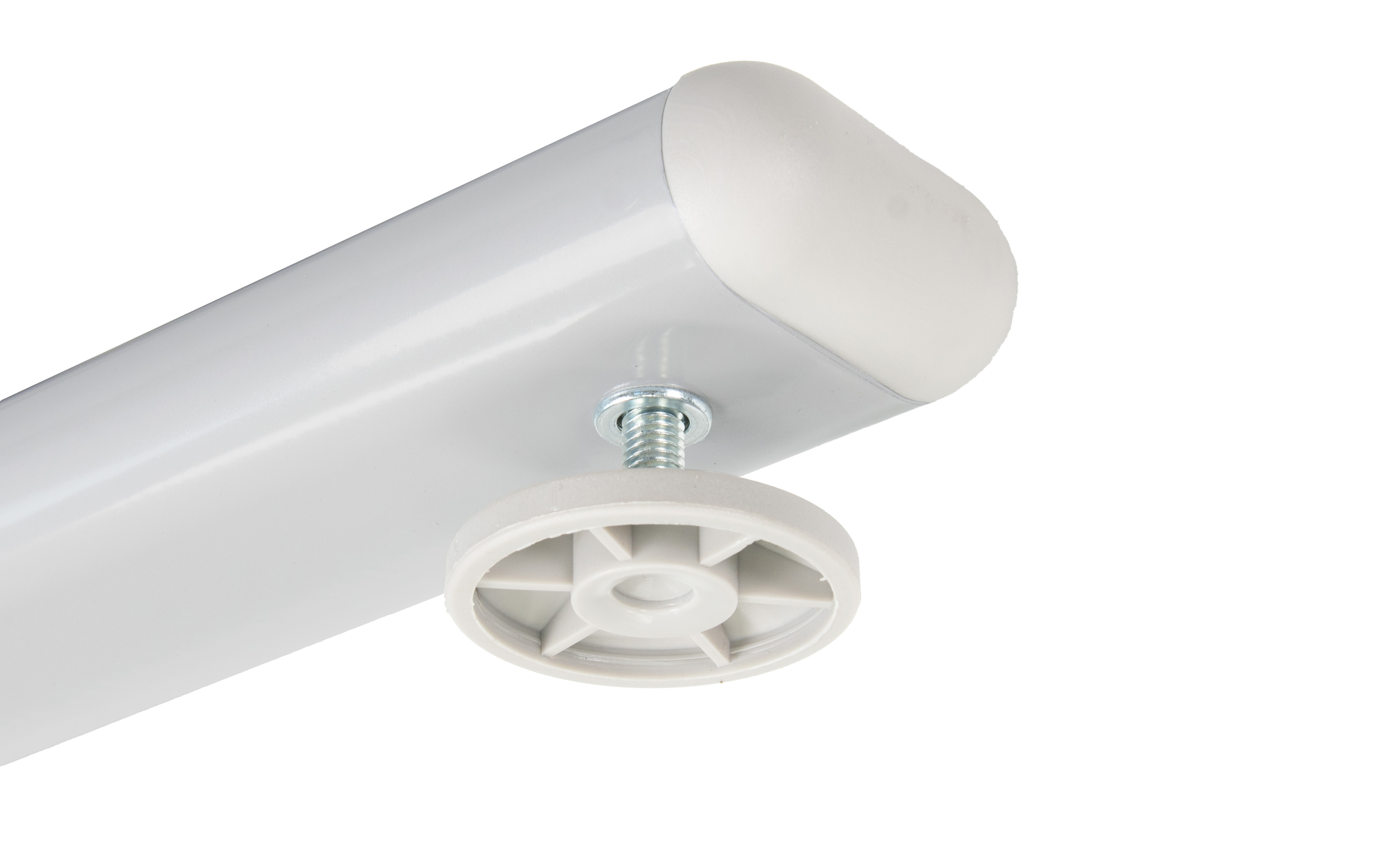 Noga MADRID 600, siva, RAL 9006, siva plastika