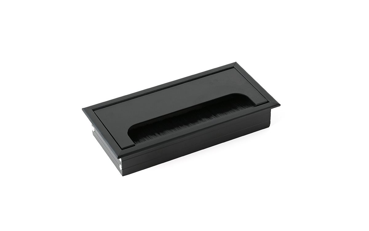 Cable grommet Docker 80 x 160 mm, black color