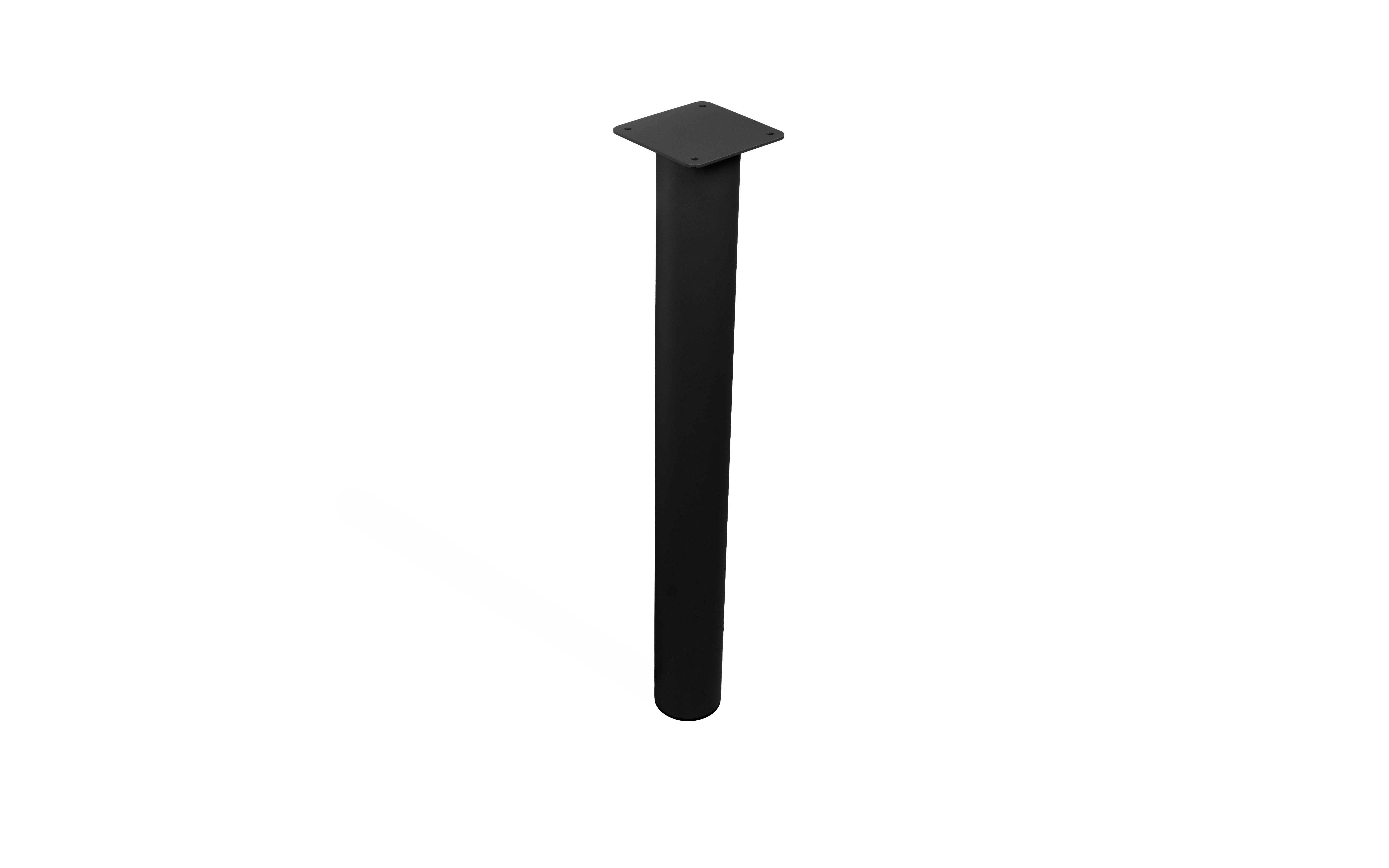 Table leg ROCK D 80 mm, black structure color