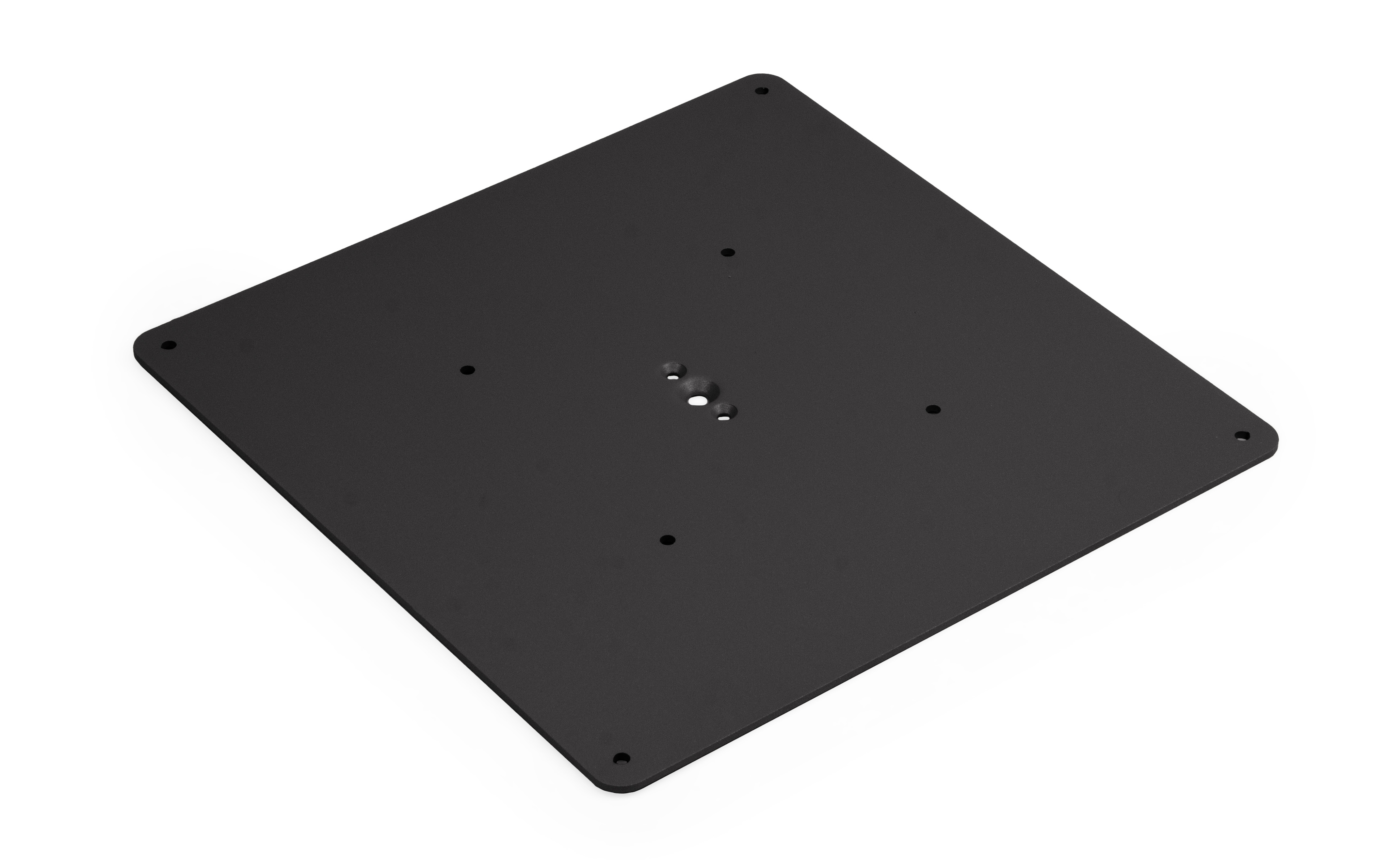 Nosilna plošča UNI 400x400x4 mm, črna, RAL 9005 struktur