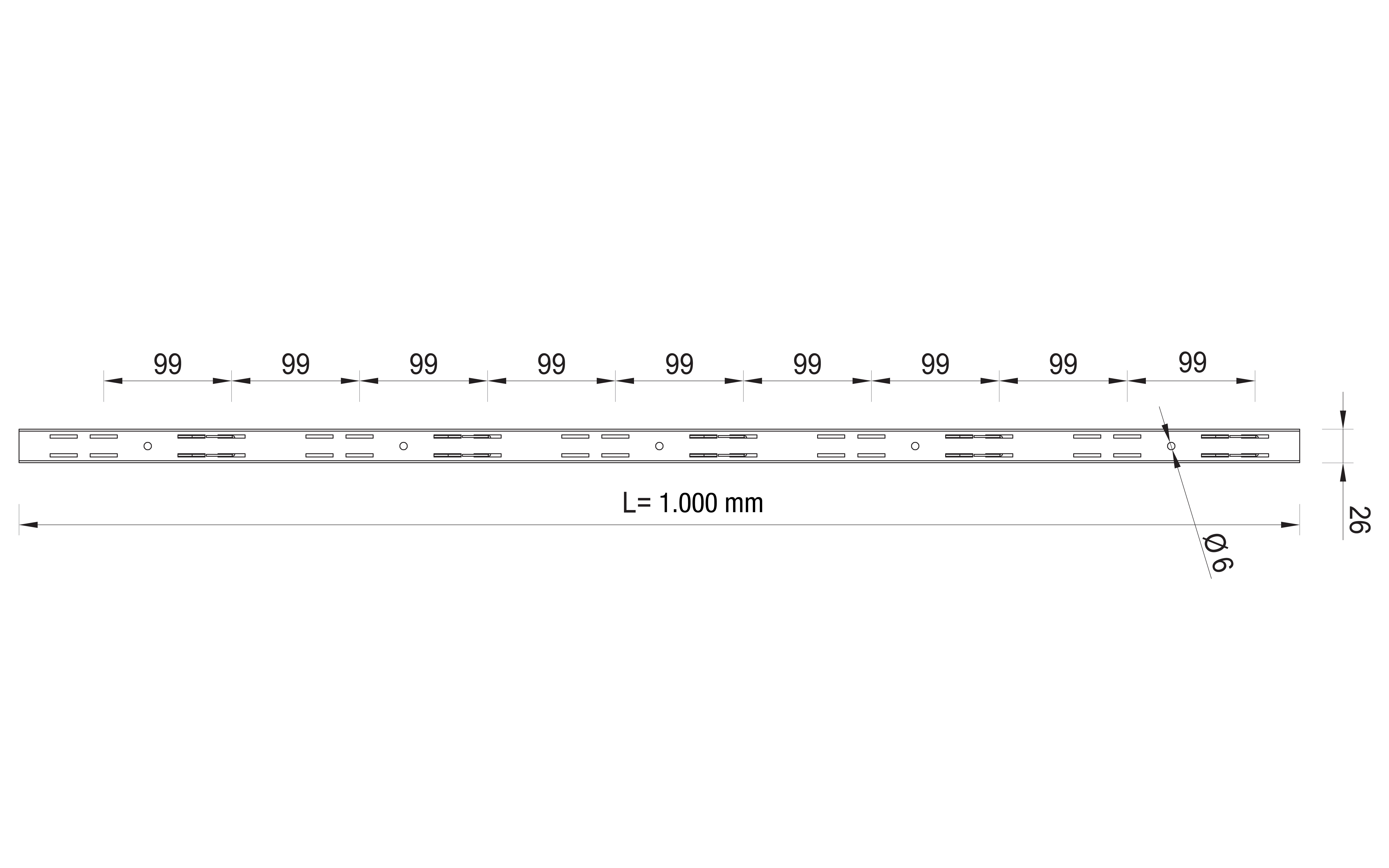 Wall support for AU brackets, white color