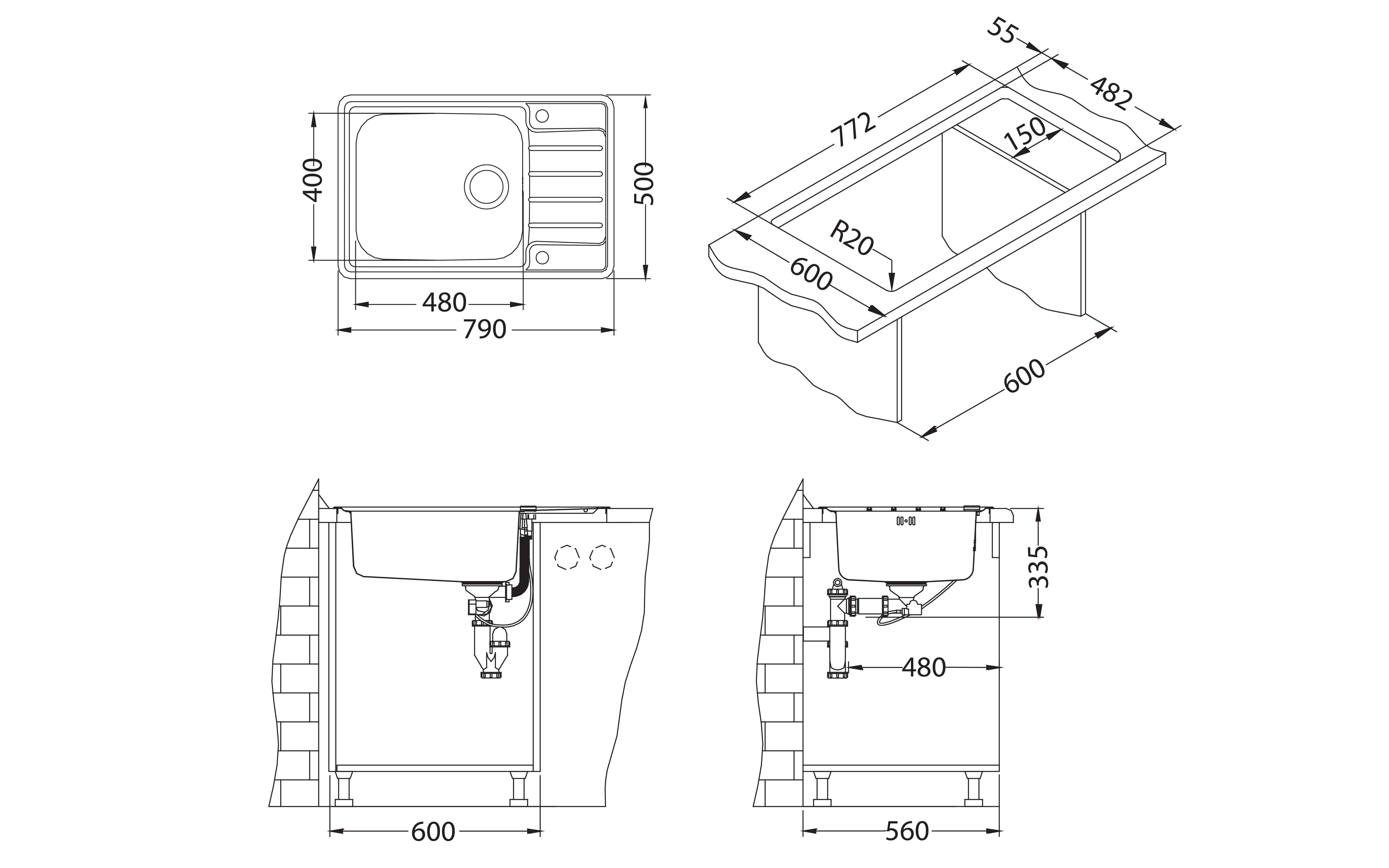 Sink Praktik 120
