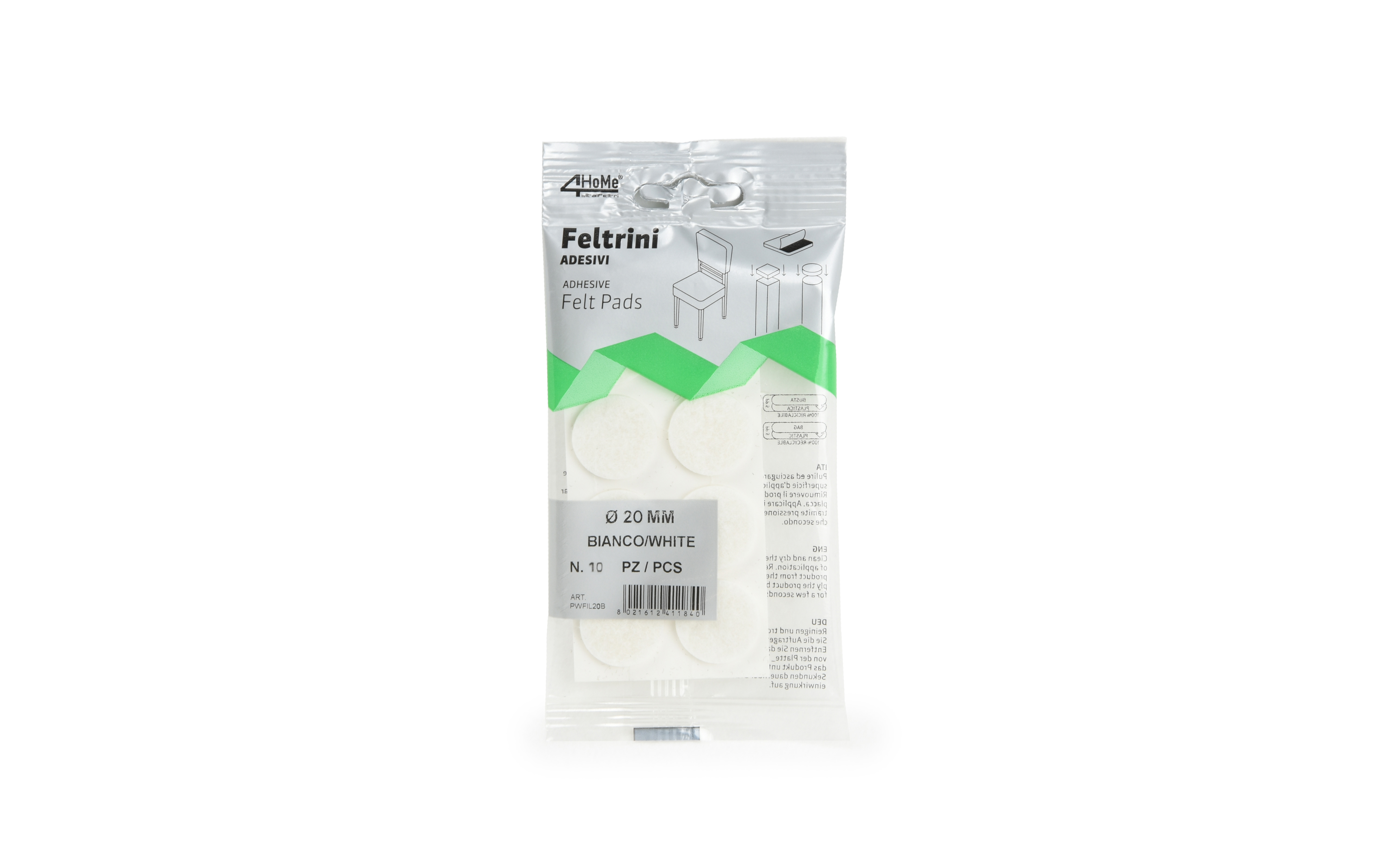 Samolepilni filc fi 20, beli