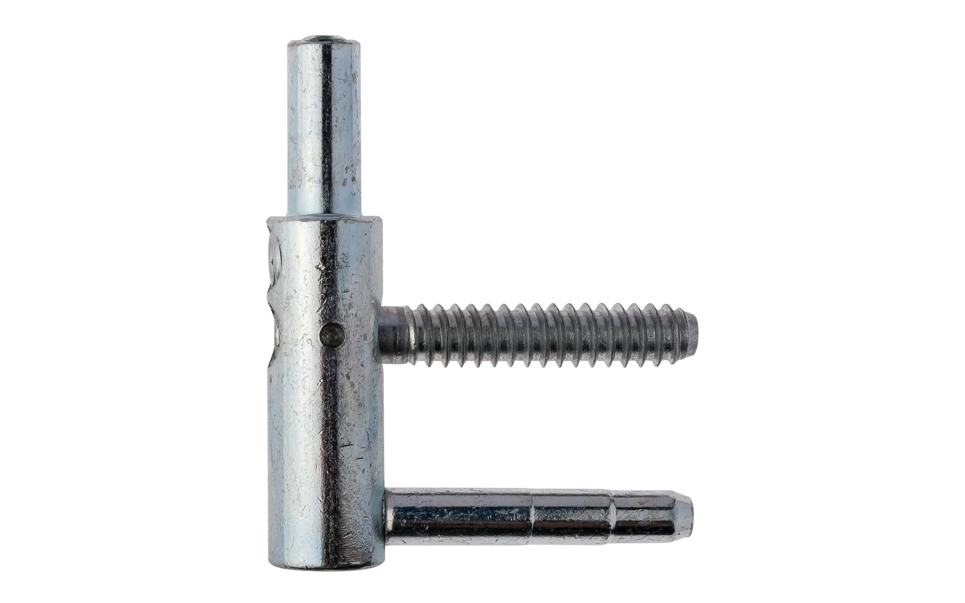 Otlav Exacta hinge, diameter 14 mm, light zinc-plated - complete set with male and female parts