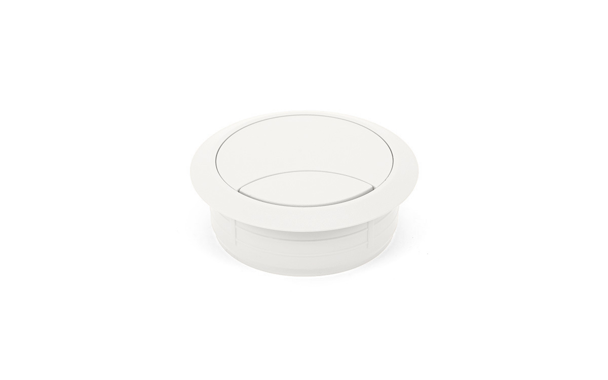 Cable grommet D = 60 mm, white