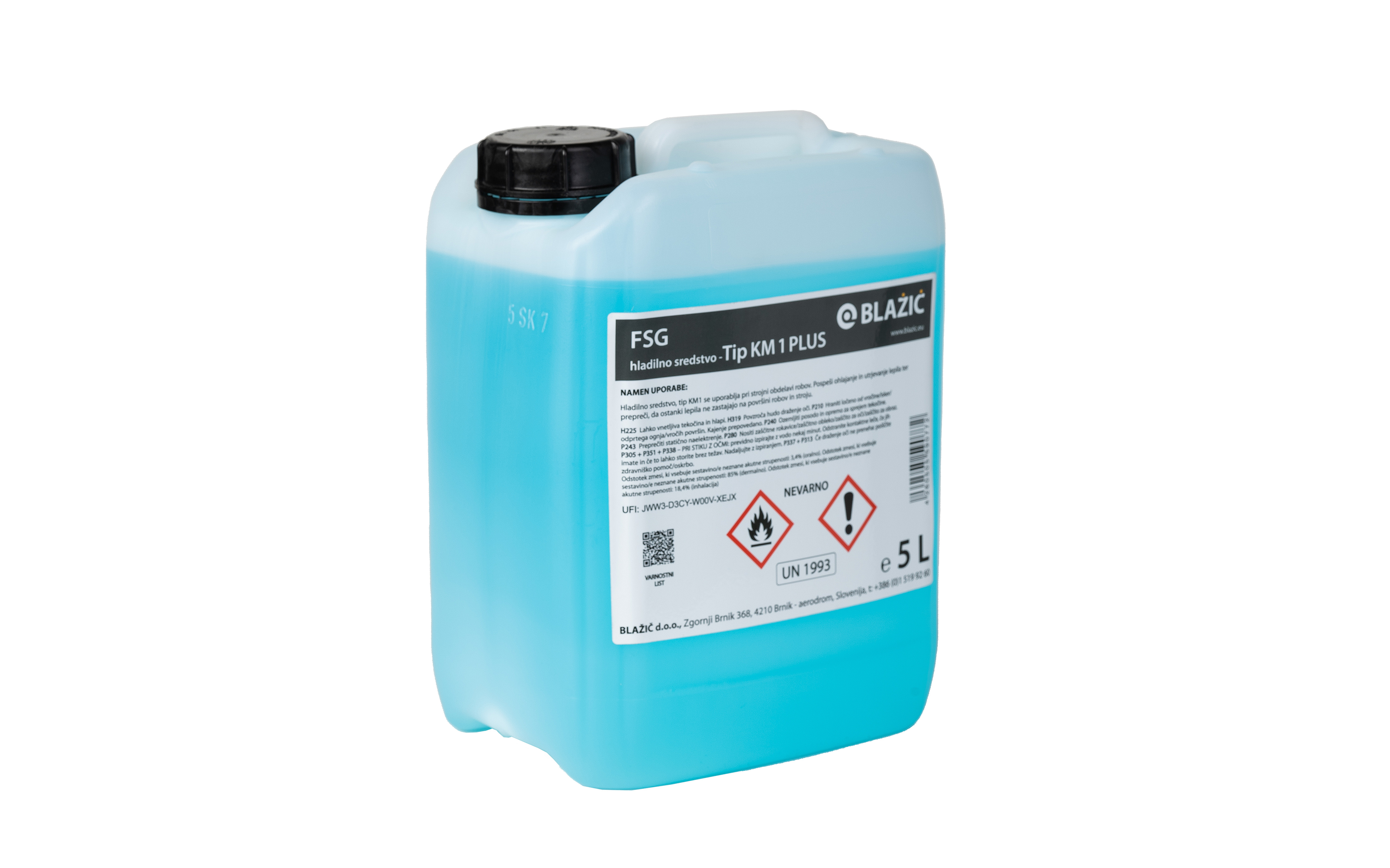 Coolant KM1, 5L, plastic bottle