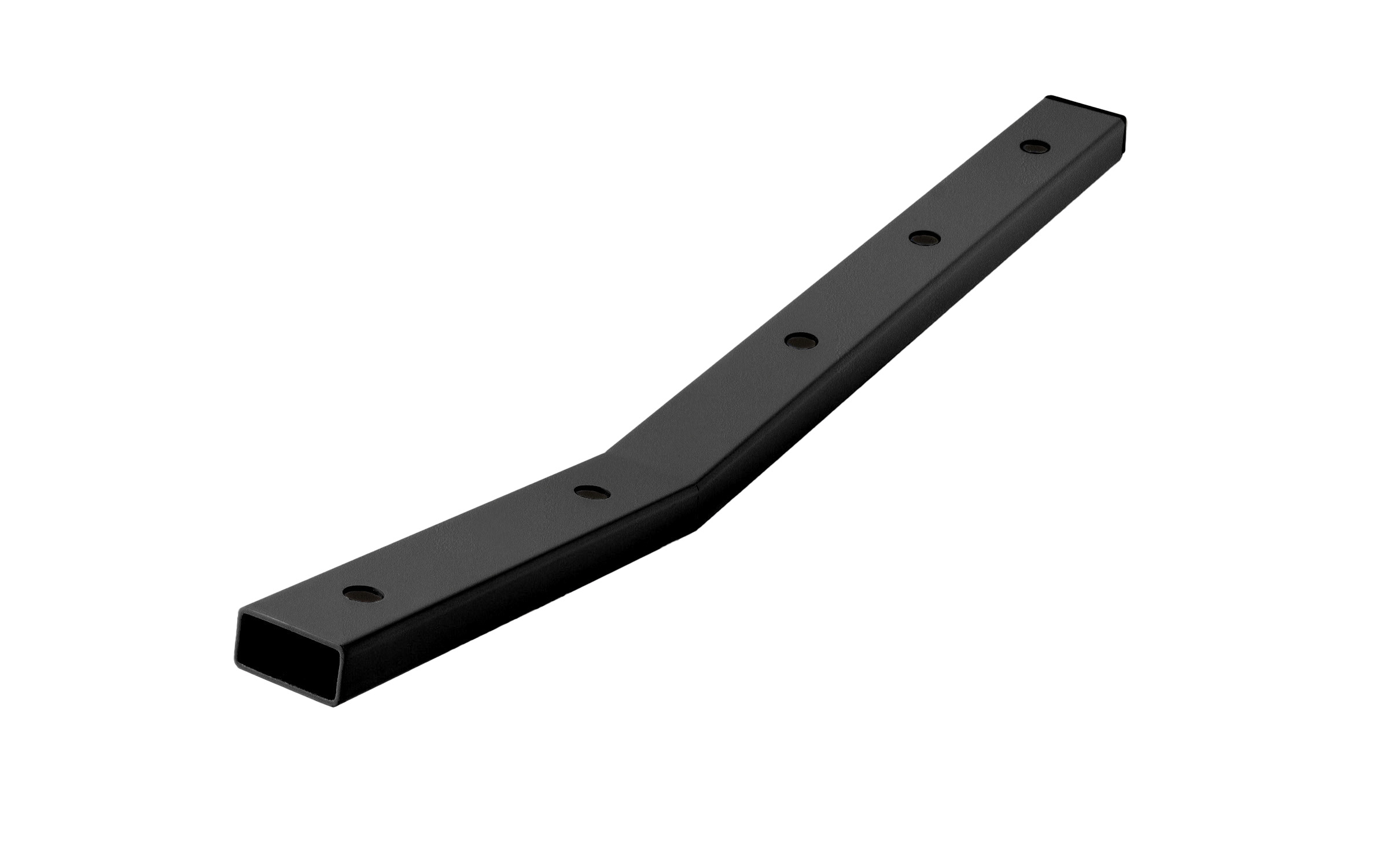 Nosilec naslona postelje 40x20 mm, črna, RAL 9005 struktur