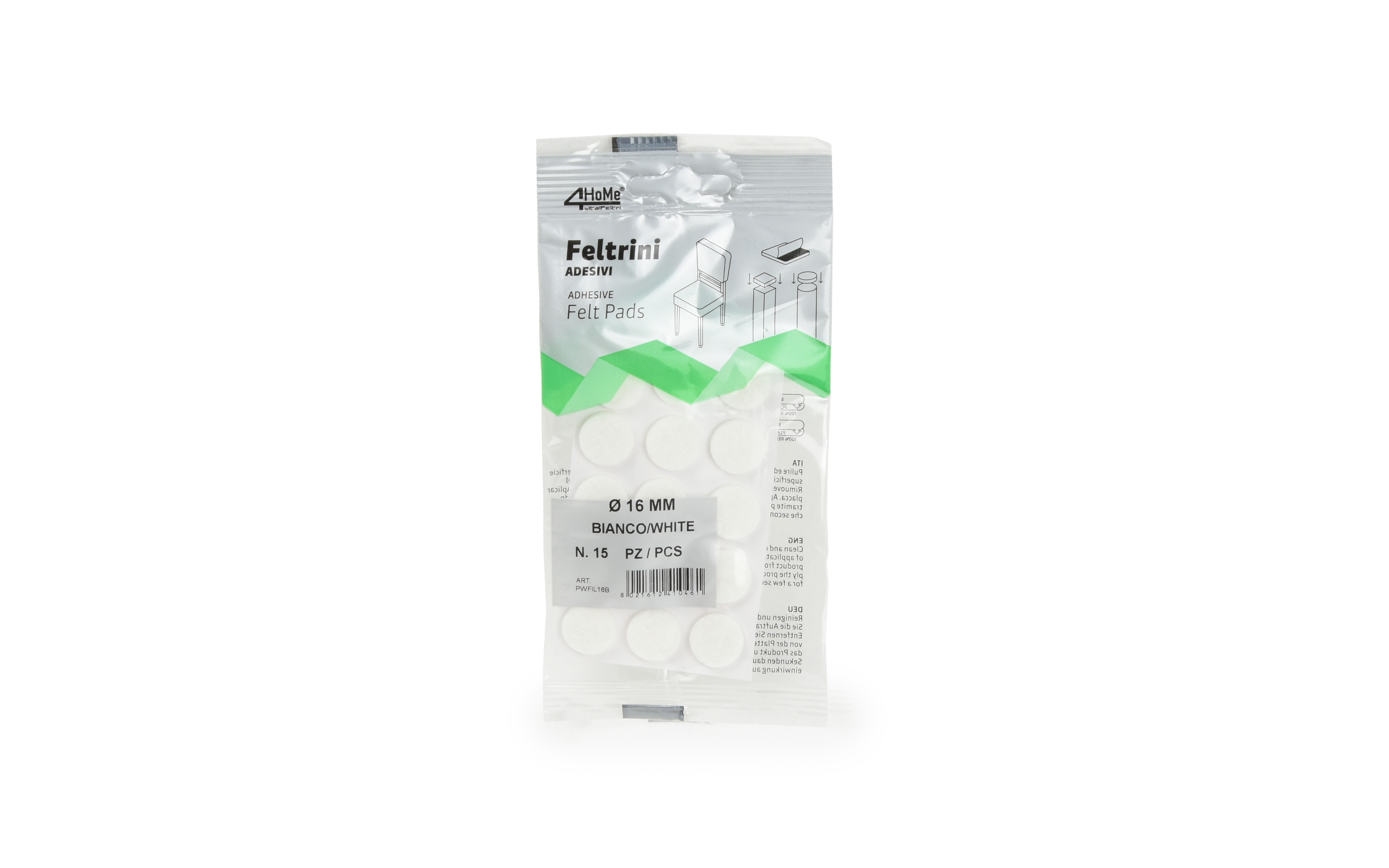 Samolepilni filc fi 16, beli
