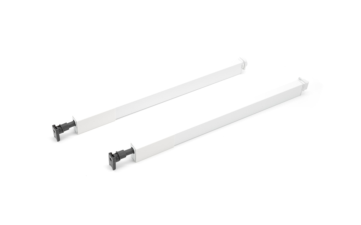 BB01 square railing 350 mm, white.