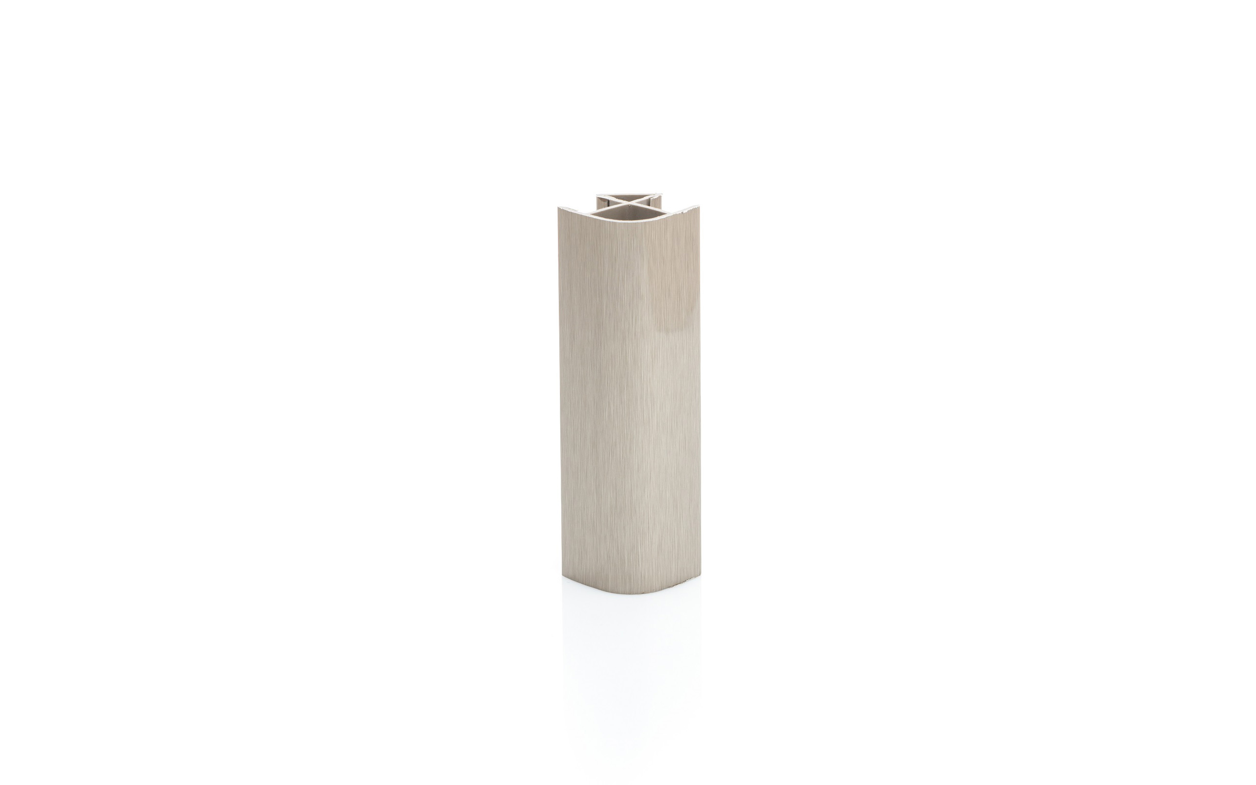 Vogalnik podnožja h=150 mm, 90°, R12 mm, inox