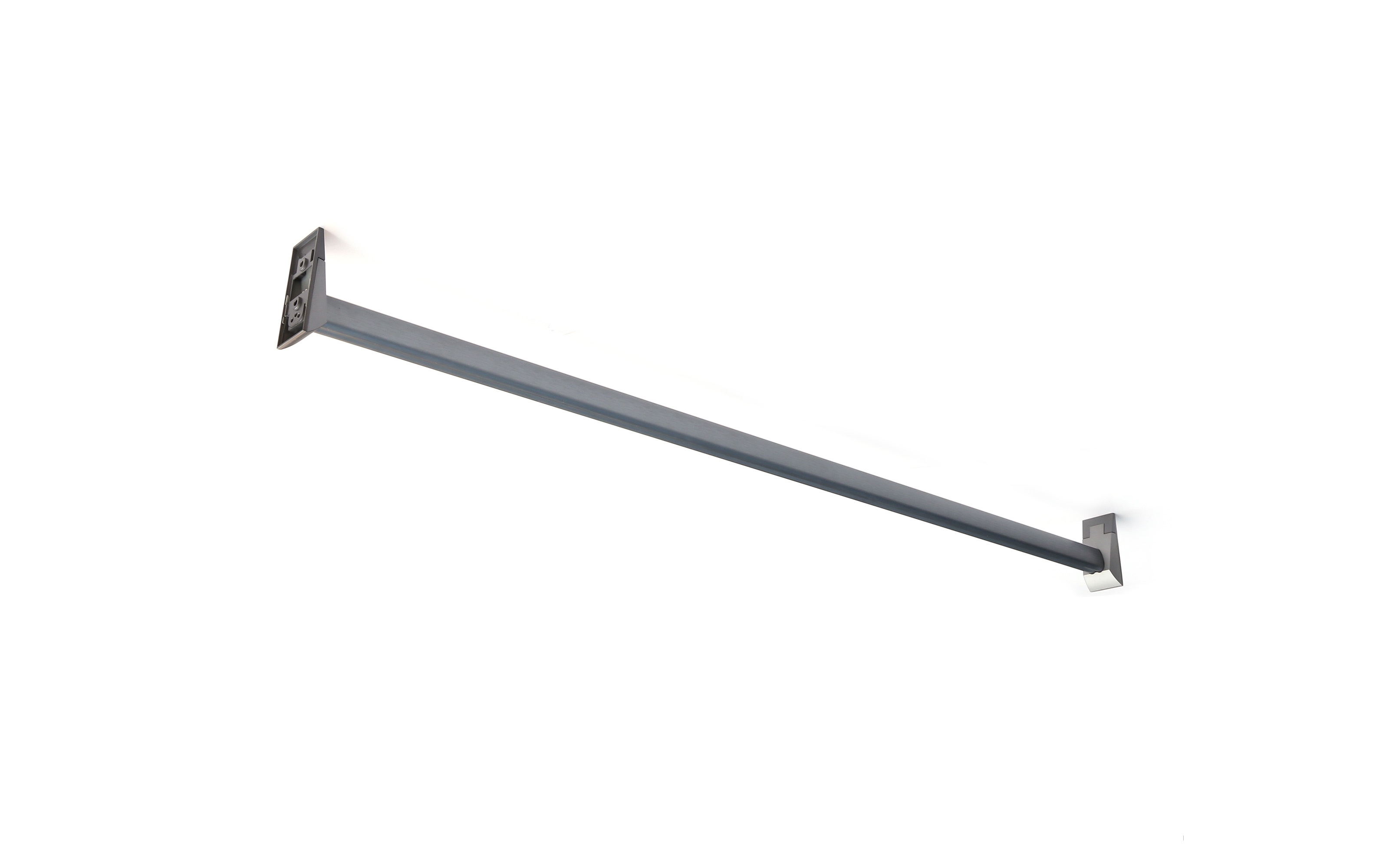 Wardrobe tube, 29 x 20 mm, light grey