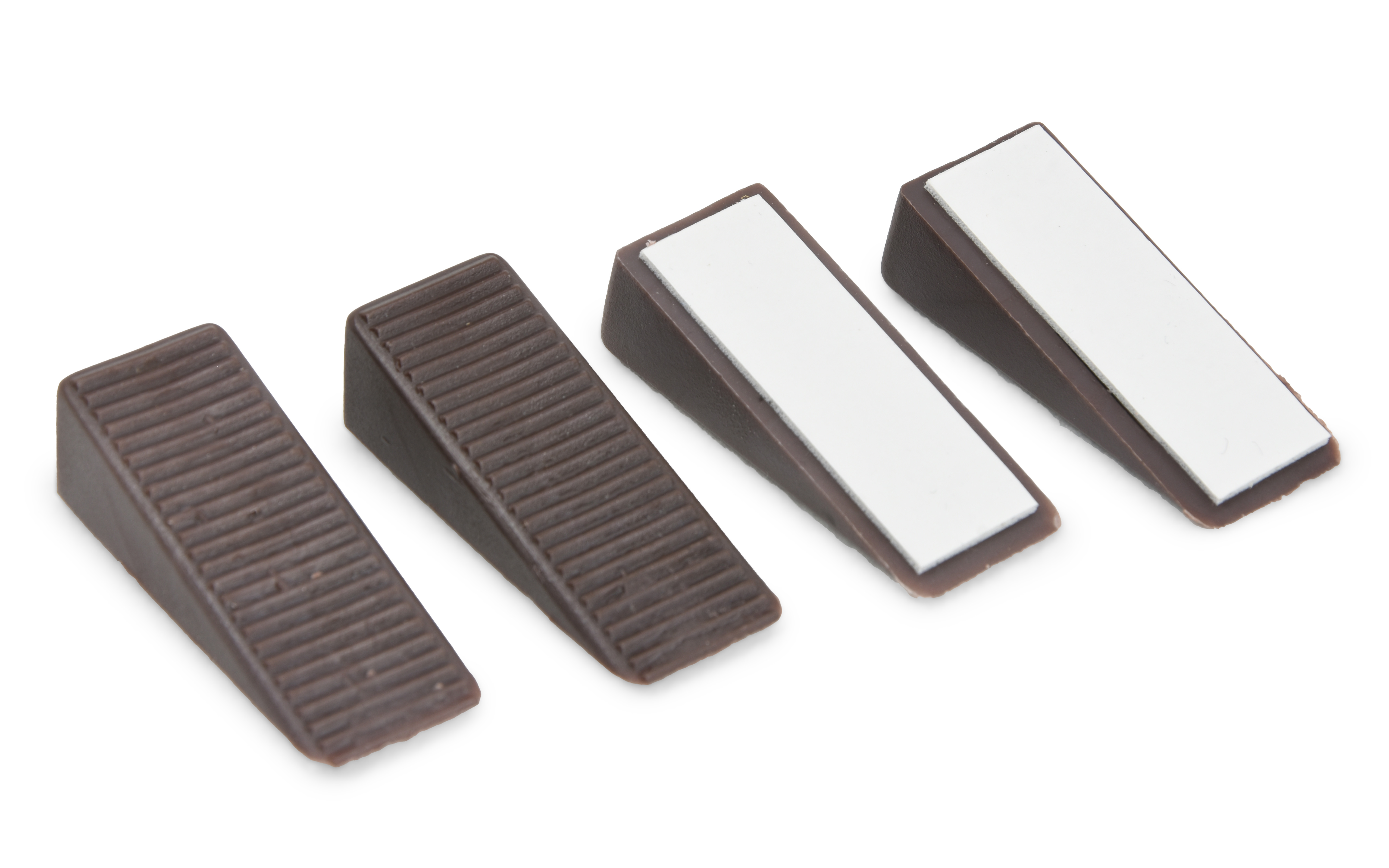 Self-adhesive door stopper, brown Self-adhesive door stopper, brown