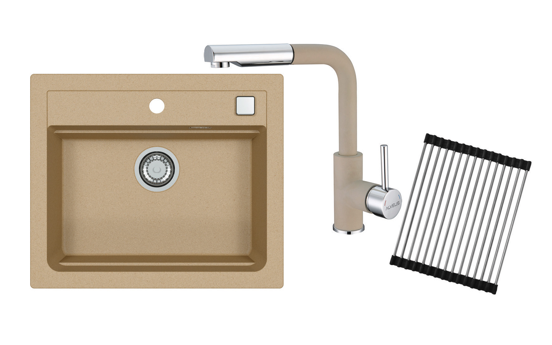 Set sink Atrox 30 and tap Siros