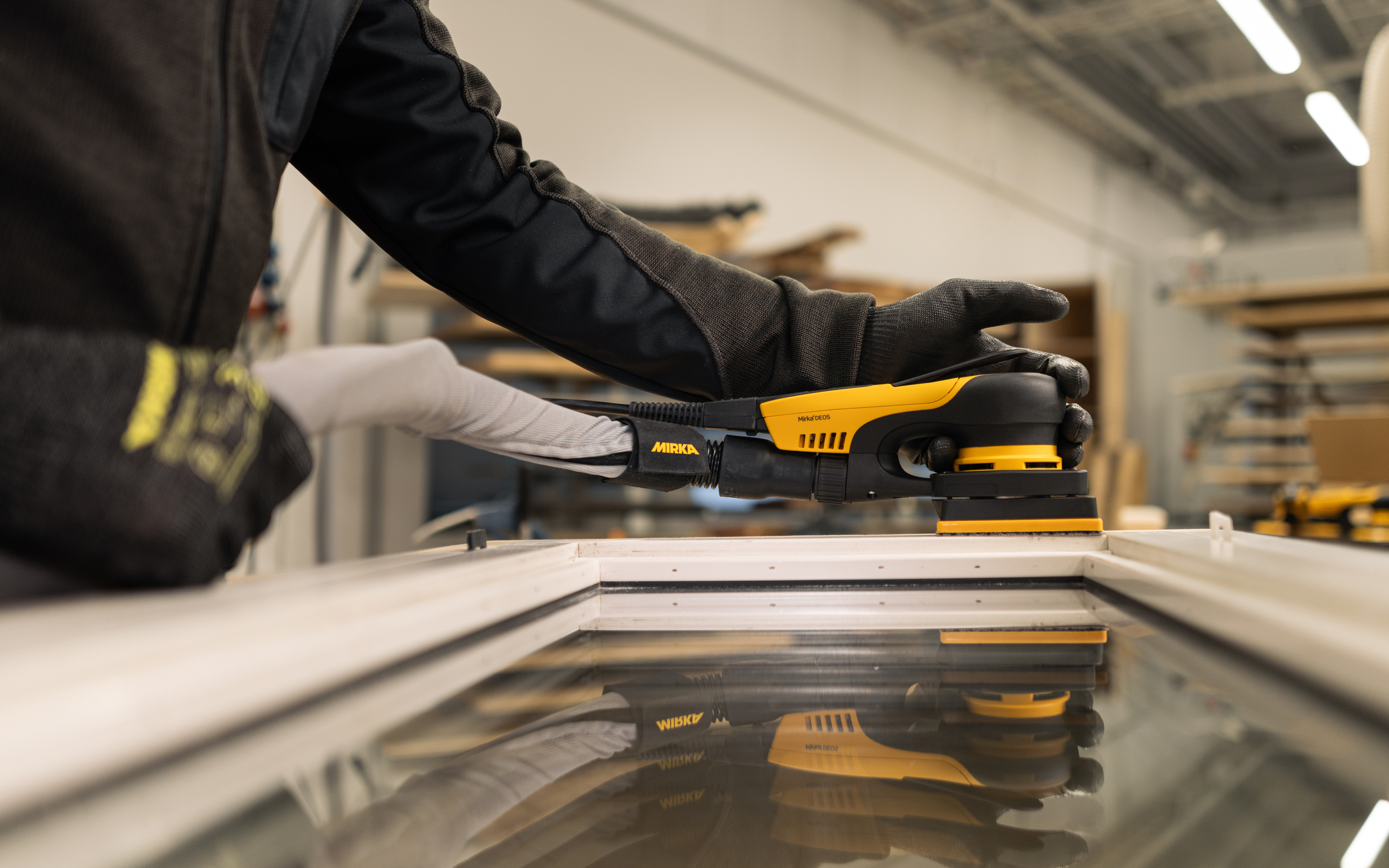 Mirka® DEOS II 343 EU, 75 mm x 100 mm, orbit 3.0 mm