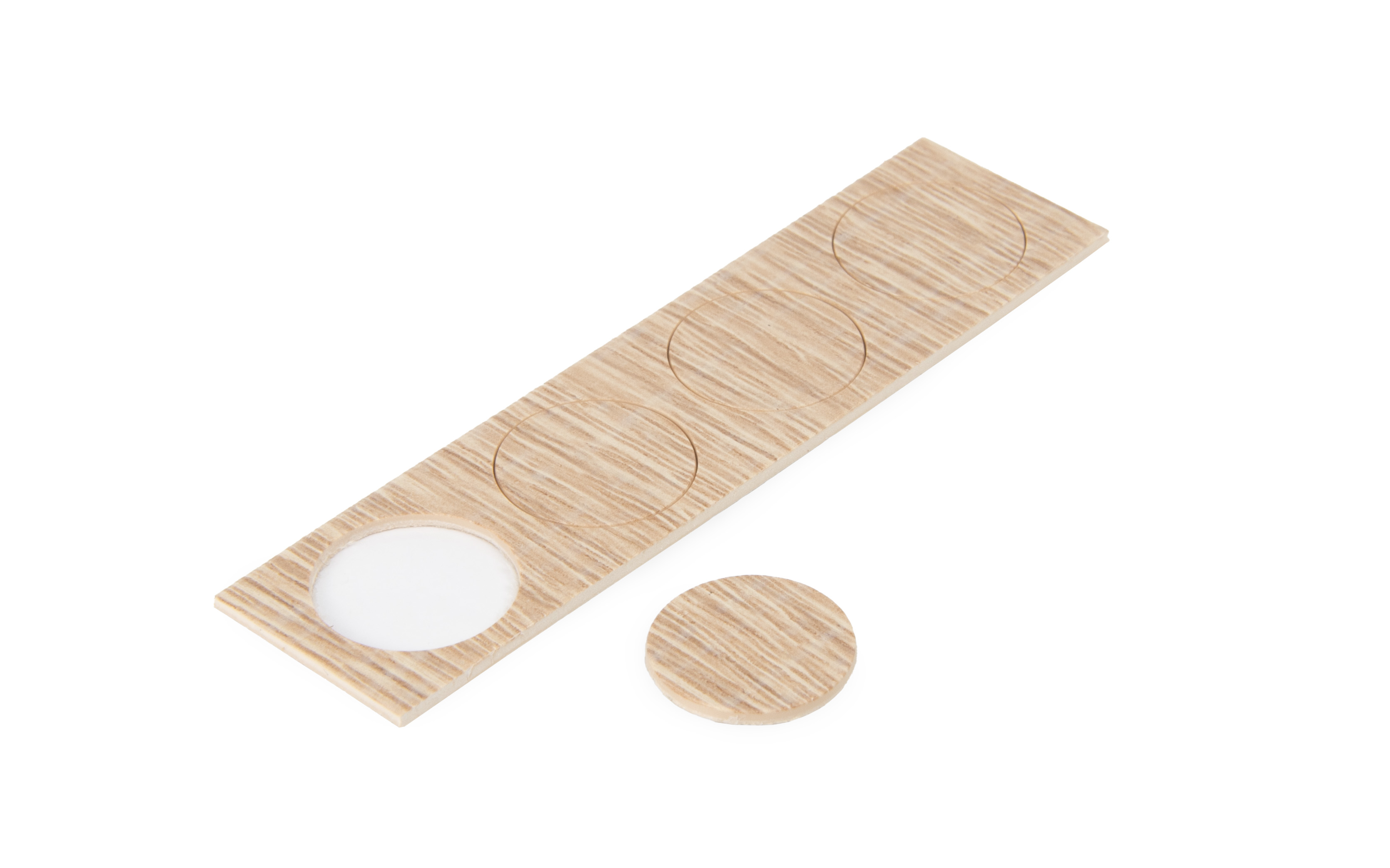 Samolepilna kapica FI 14 mm, Hrast, 1101B, pakirano 100 kos