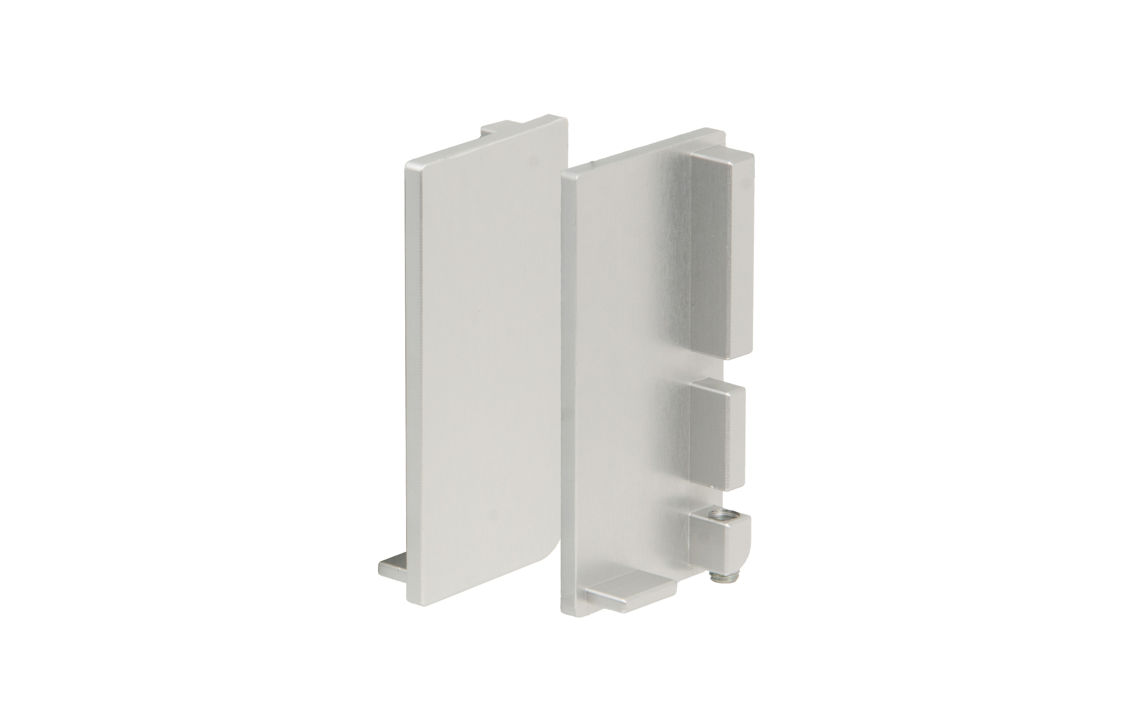 End cap for Opes LED Gola L profile, GREY, type 995