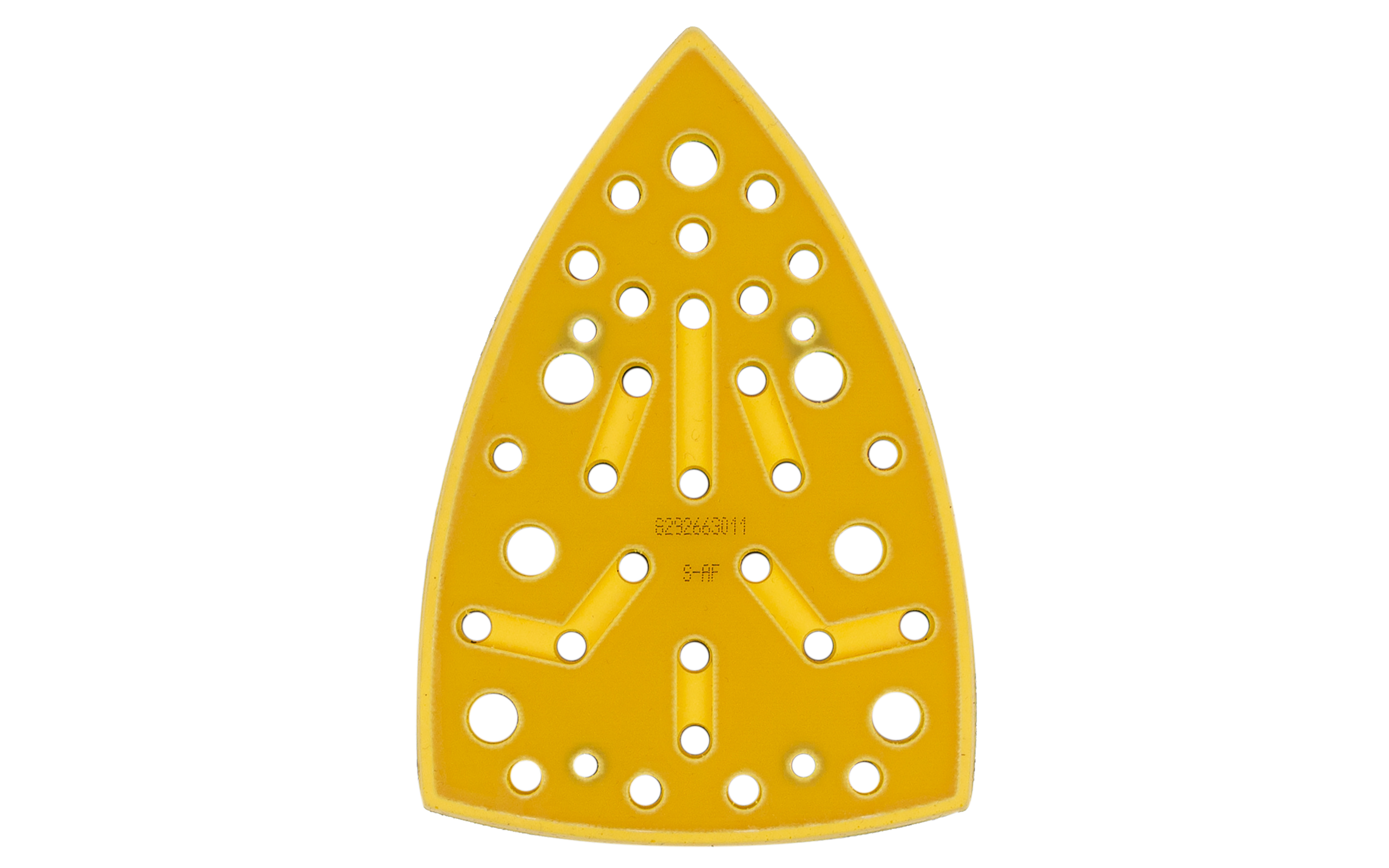Backing pad for Mirka® DEOS Delta sander, 32 holes.