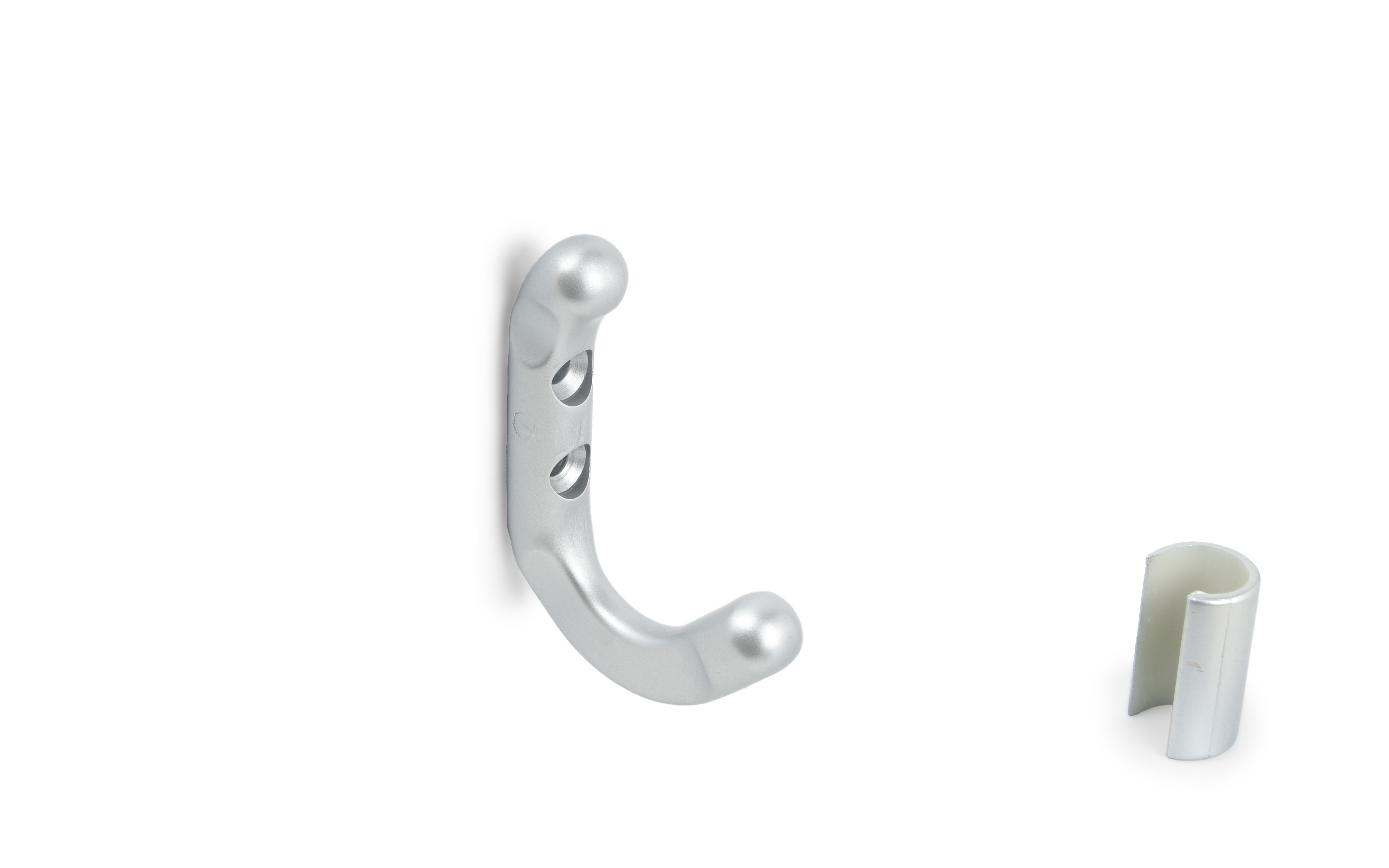 Coat hook Lampič 7002, matt chrome