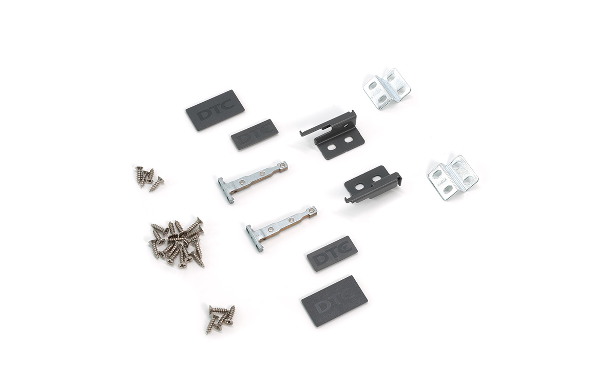 Predal HT10 z ravnimi, tankimi stranicami, dimenzije 63 x 500 mm, mehko zapiranje, polni izvlek,  antracit barve, nosilnost do 40 kg.