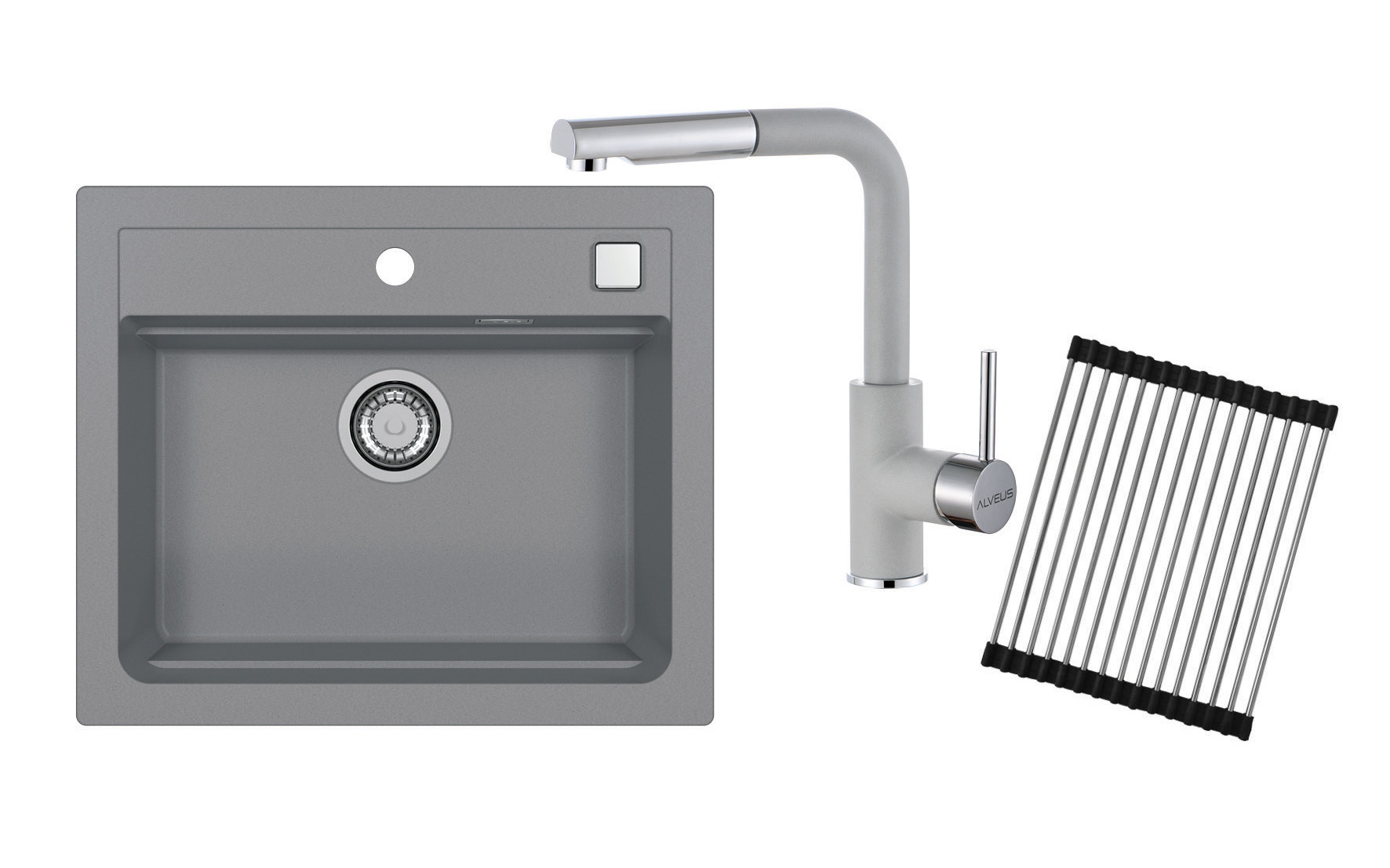 Set sink Atrox 30 and tap Siros