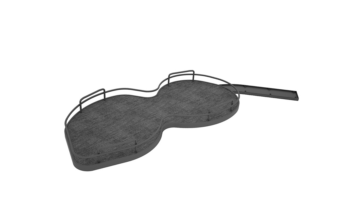 Sige INFINITY LINE NUVOLA, two left shelves, anthracite