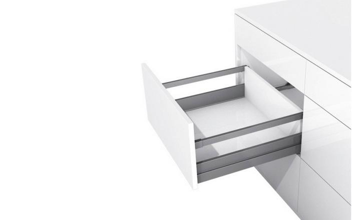 Pravokotni reling Nova Pro Scala, dolžina: 450 mm, STONE - LEVI in DESNI